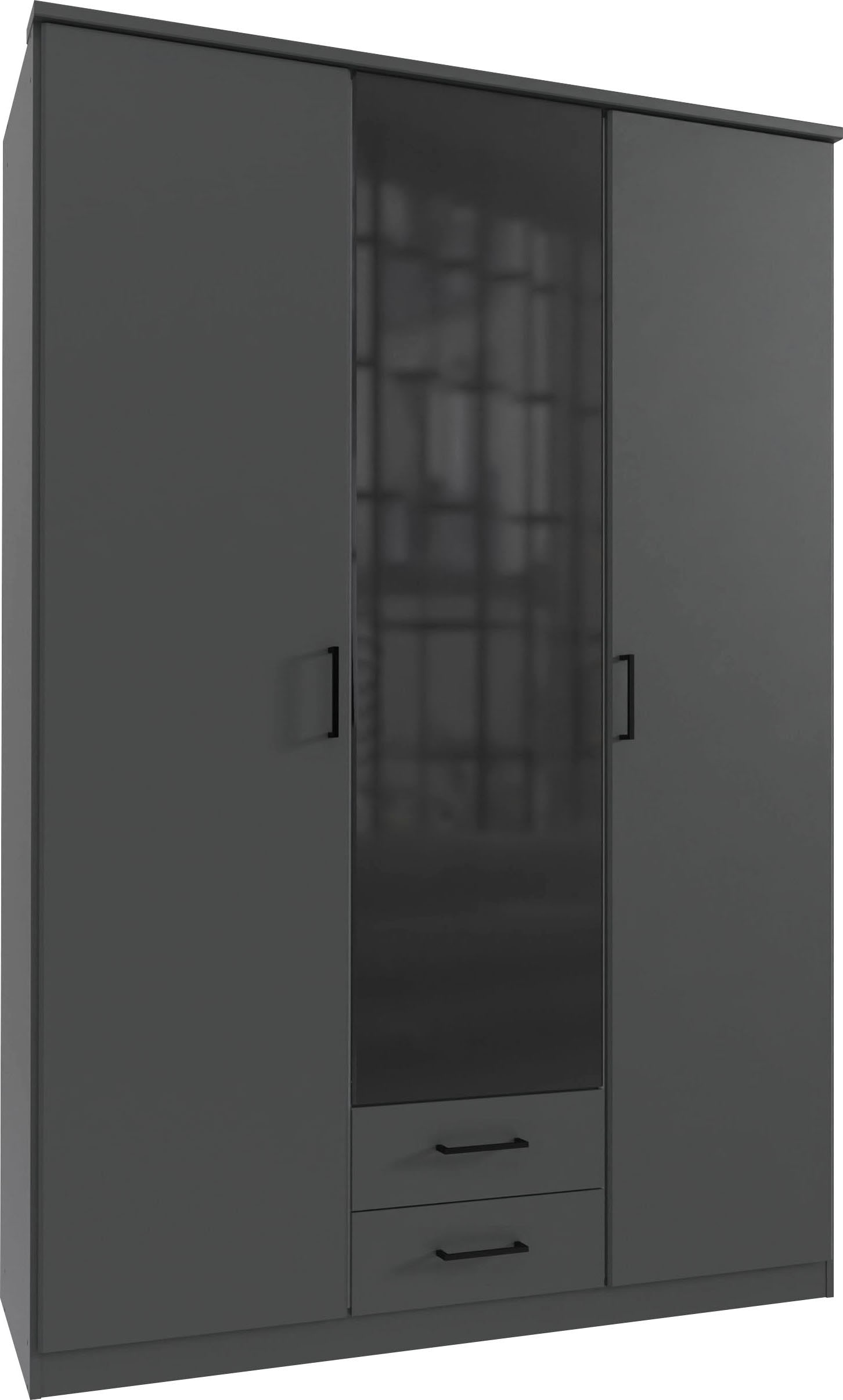 Drehtürenschrank »Soest«, mit Farbglas-Tür, wahlweise 135 oder 180cm breit