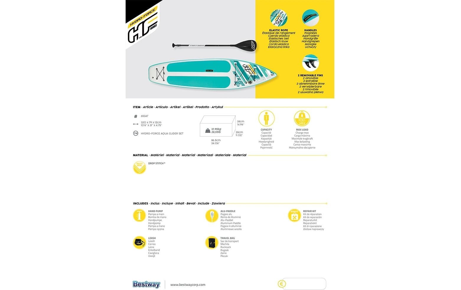 Bestway SUP-Board »Aqua Glider«