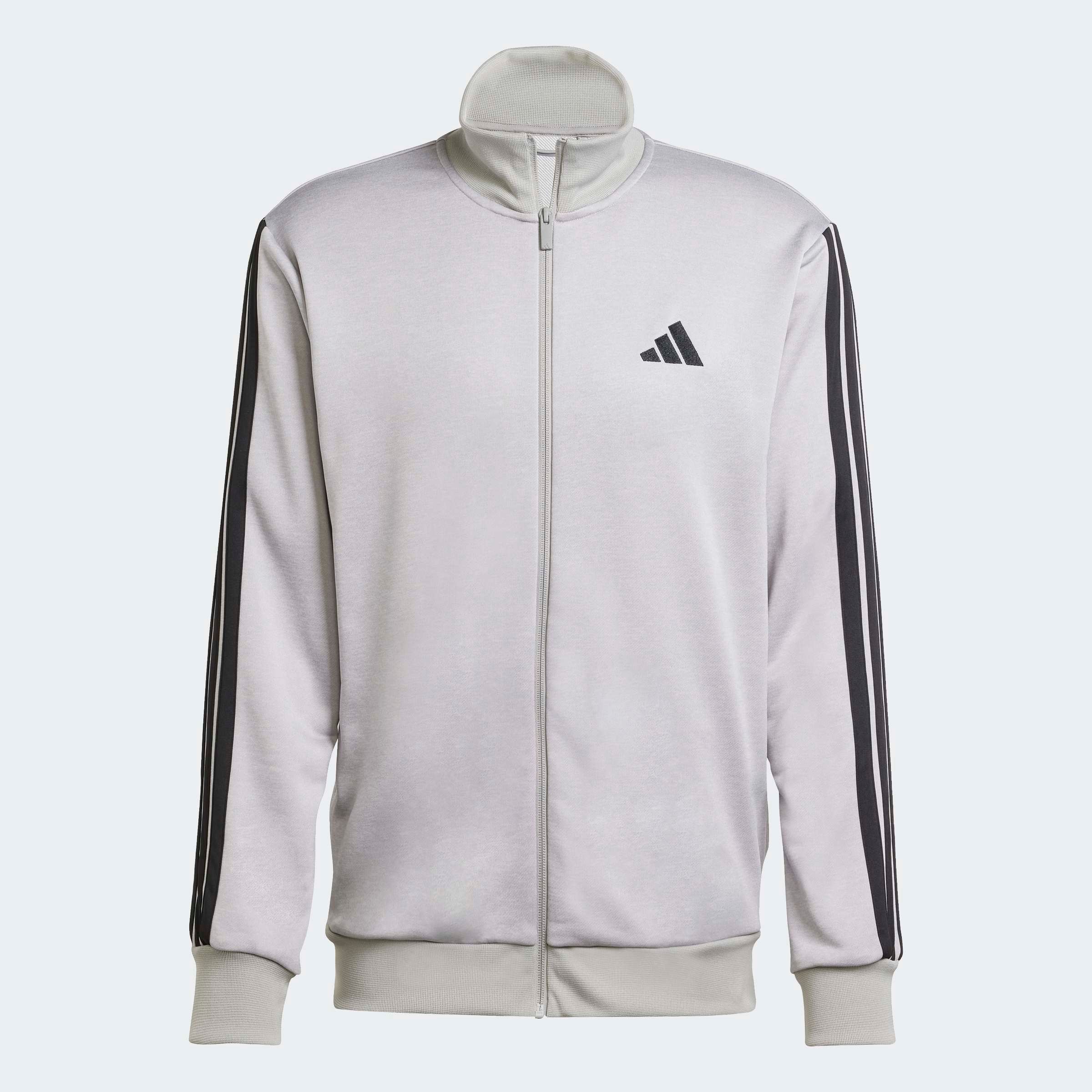 adidas Sportswear Trainingsanzug »3-STREIFEN FRENCH TERRY« 2 Stk. zweiteiliges Set, aus French-Terry-Material, mit Rippdetails