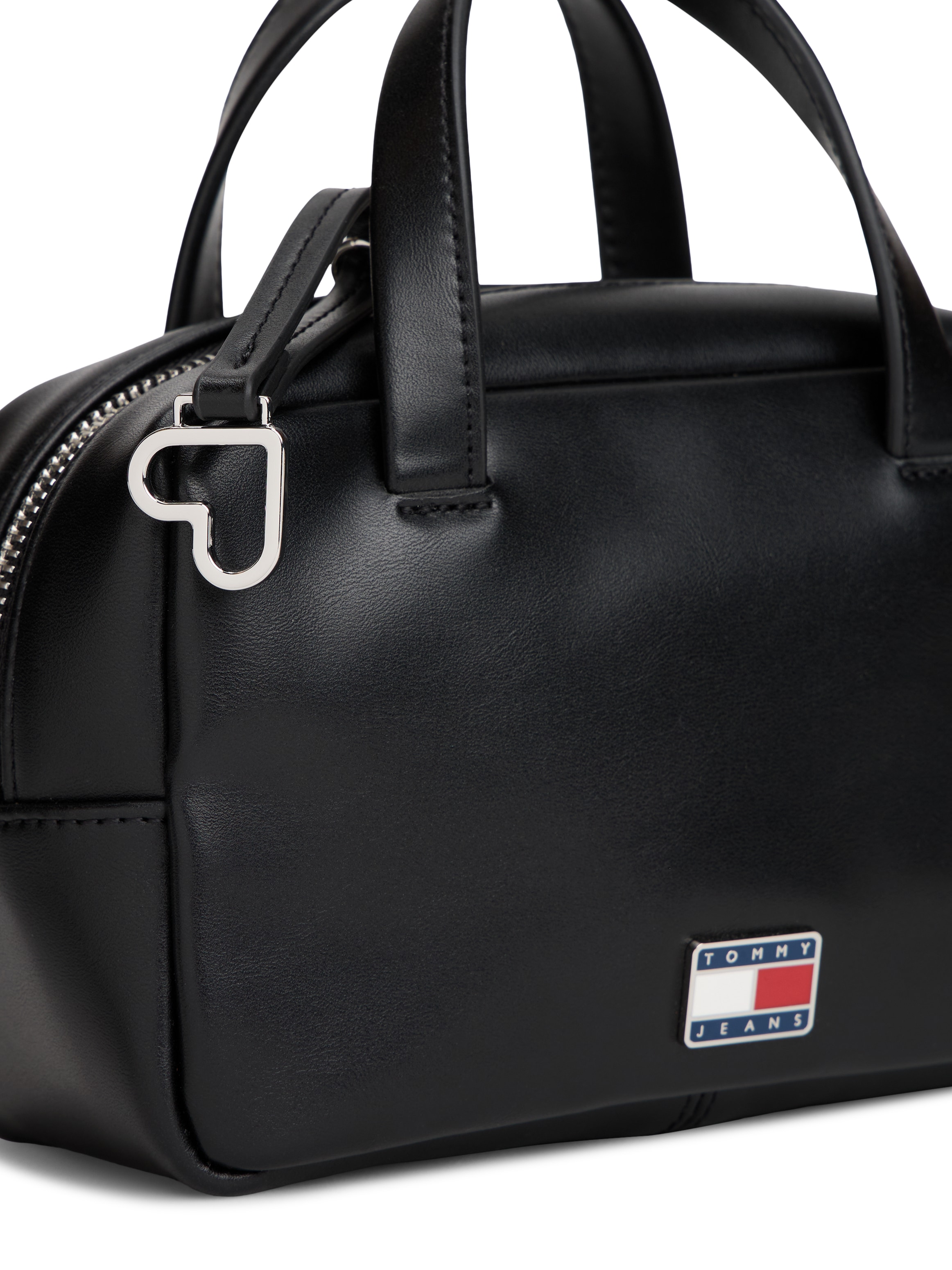 Tommy Jeans Sac à bandoulière »TJW CITY TRUNK CROSSOVER« , sac à main pour femmes, sac épaule avec application de petits cœurs