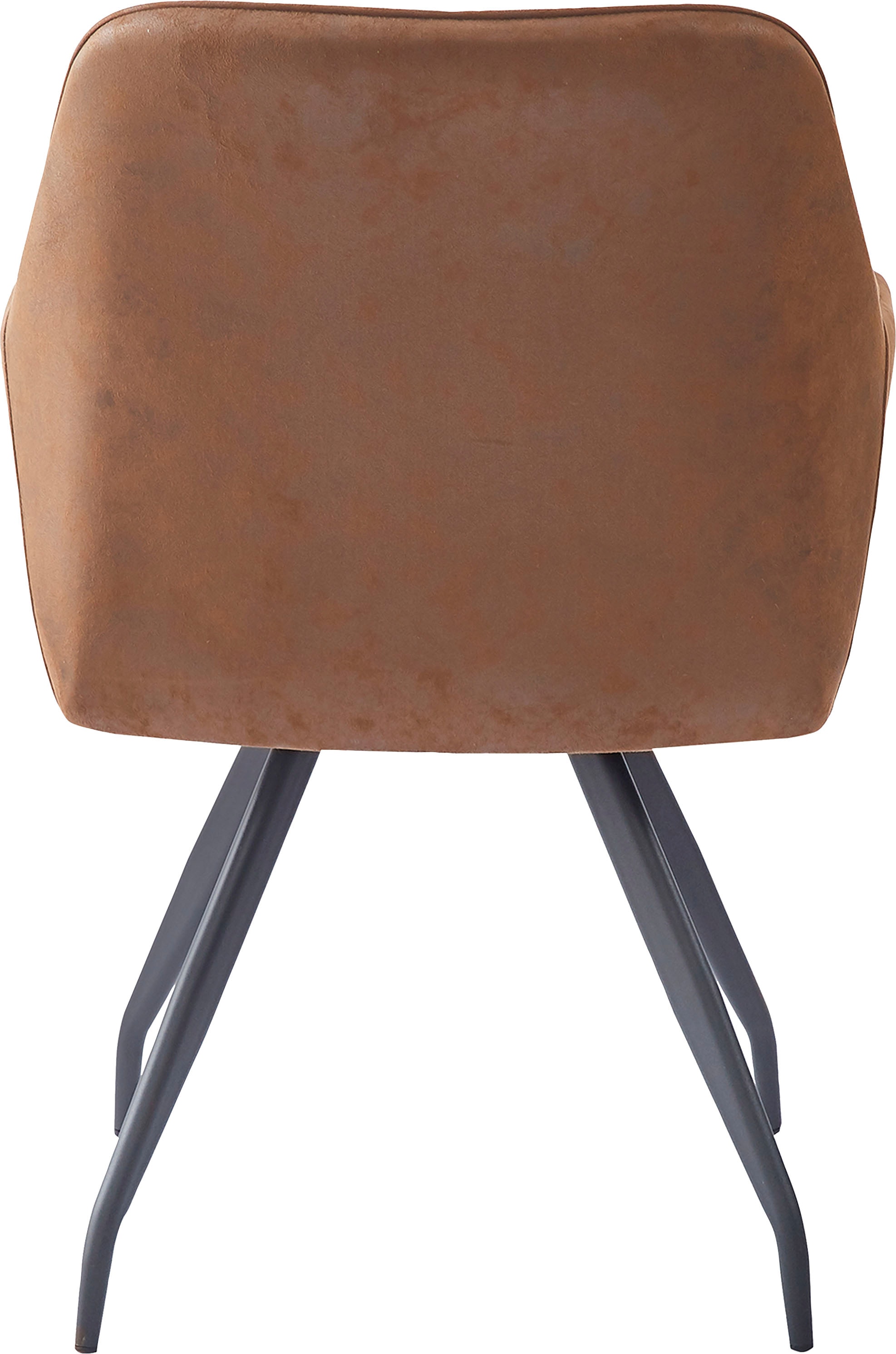 Kayoom Polsterstuhl »Stuhl Amber 225, Eleganter Stuhl mit Steppung«, 1 St., Eleganter Stuhl mit Steppung, moderne Eisen-Füsse