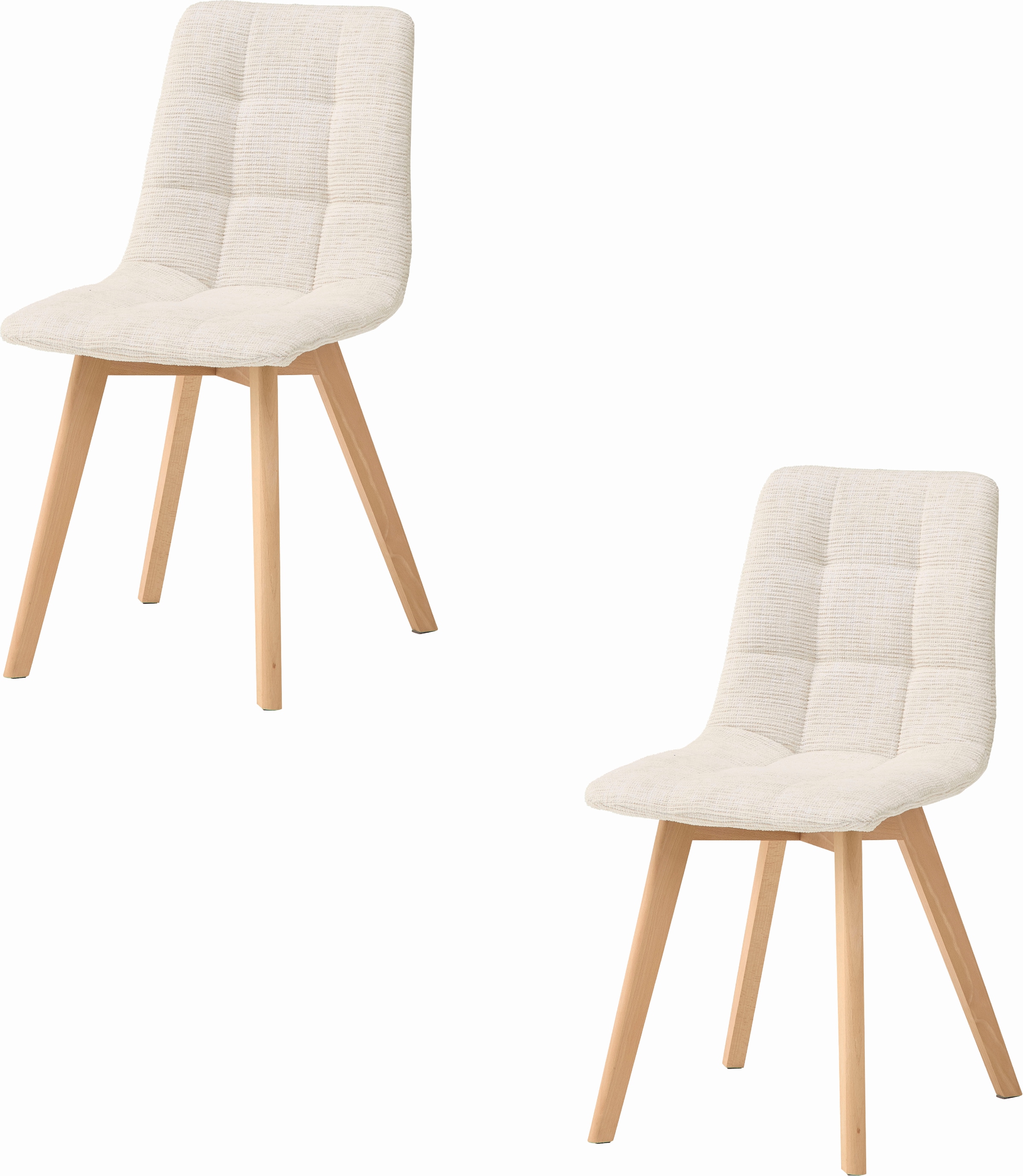 Stolkom 4-Fussstuhl (Set) 2 Stk.Breite 55cm, 4 Fuss-Untergestell massivholz