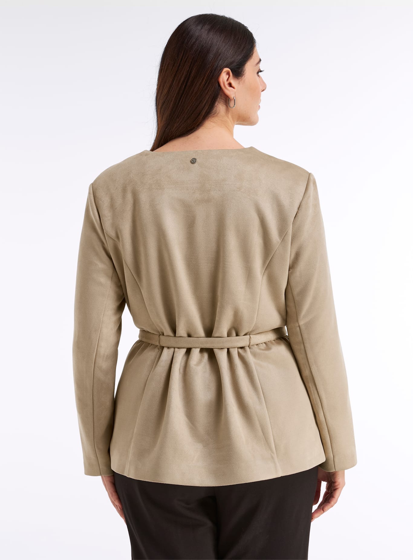 Sheego Veste longue ohne Kapuze