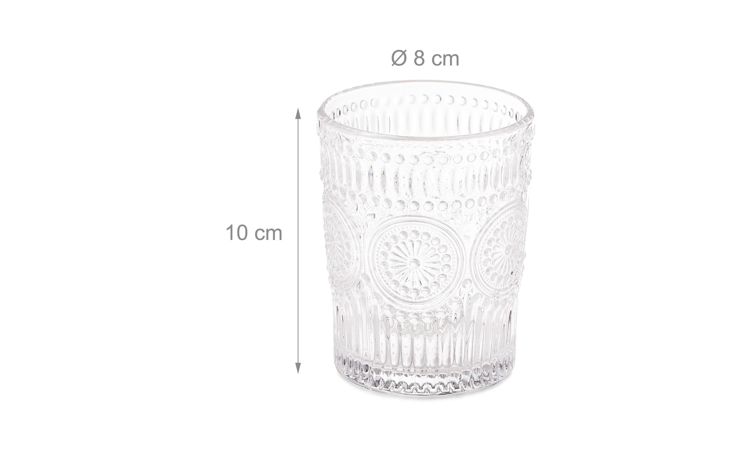 relaxdays Glas "4er Set, 300 ml"