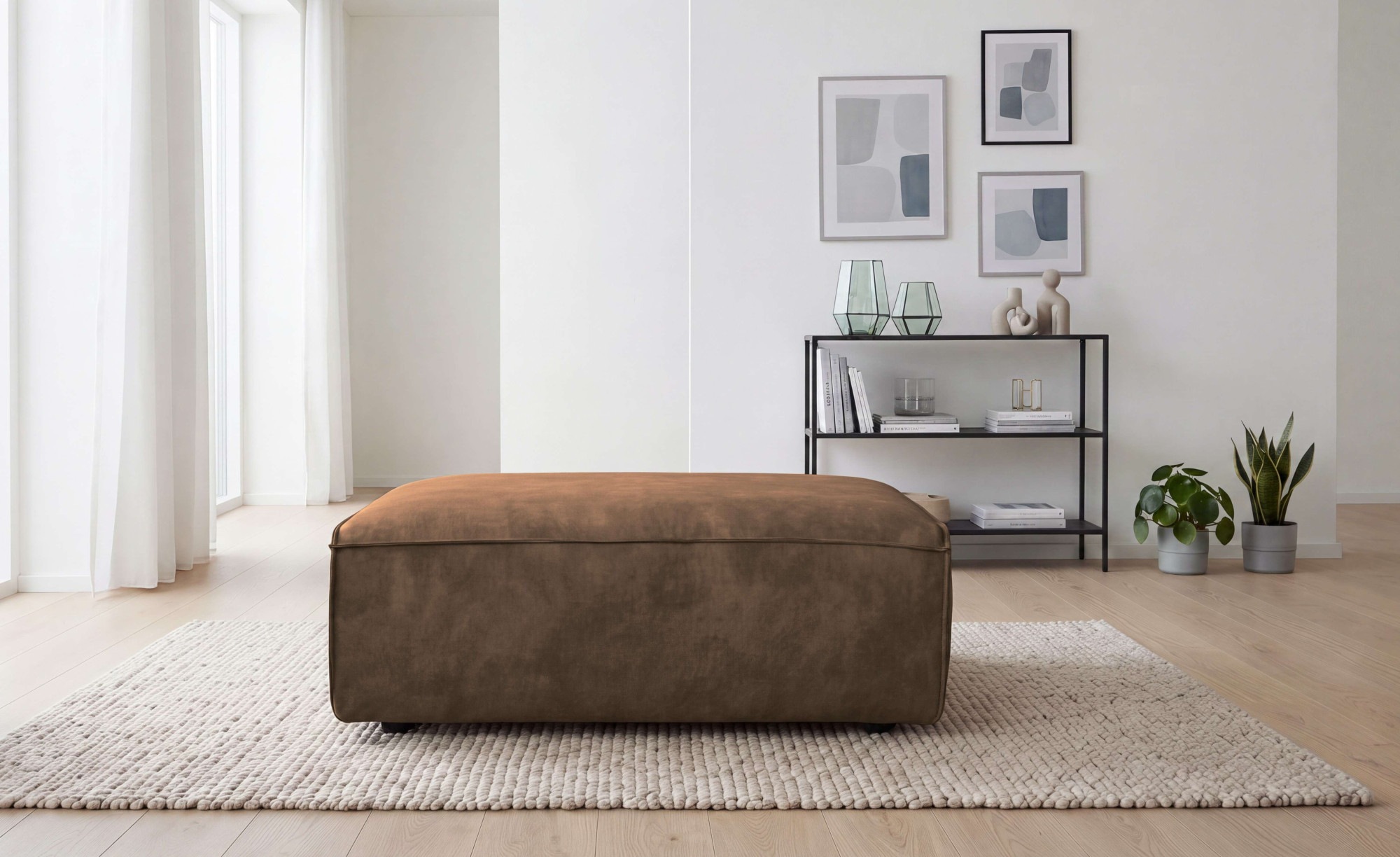 Image of GOODproduct Polsterhocker "Mittel" 1 Stk. tlg. 102x61 cm, bodentief