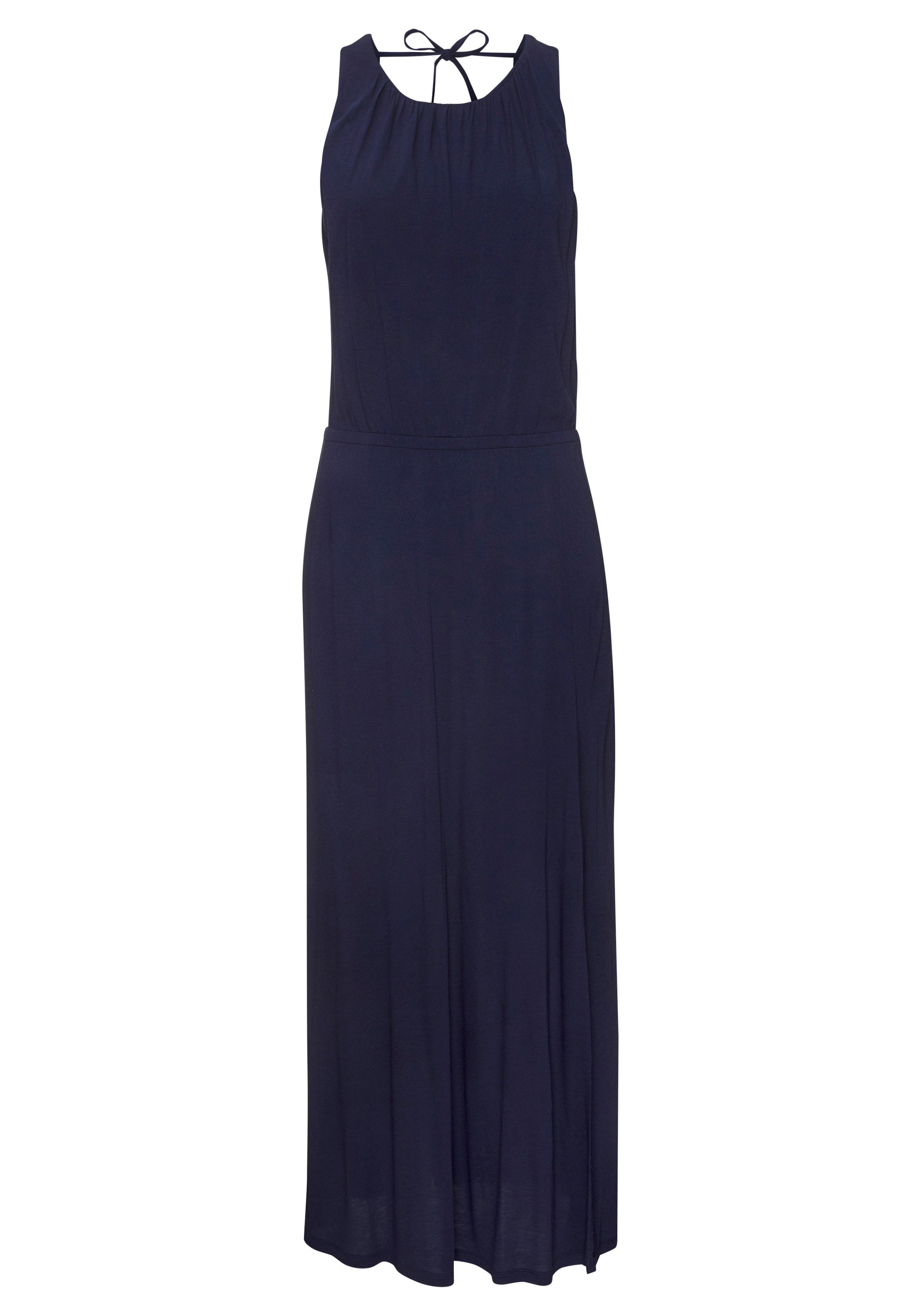 LASCANA Maxi robe »aus Jerseyware mit hohem Beinschlitz« Robe d'été, robe de plage, robe en jersey légère, décontractée