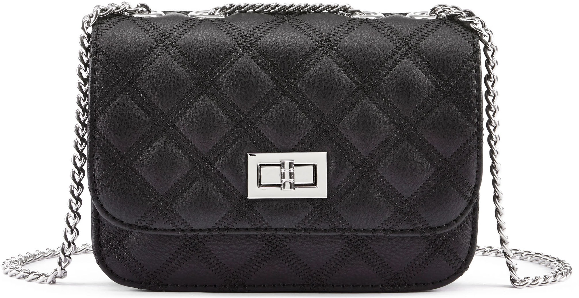 LASCANA Umhängetasche »Minibag«, Handtasche, Henkeltasche mit Kettenhenkel, Crossbody Bag VEGAN