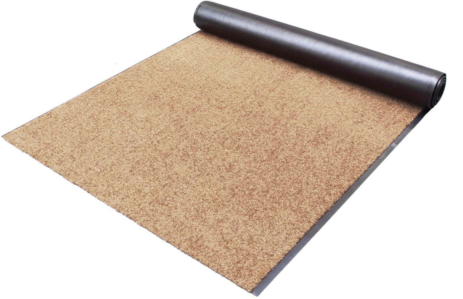 Primaflor-Ideen in Textil Läufer "Schmutzfangläufer CLEAN, Made in Belgium" rechteckig 9 mm Höhe Schmutzfangmatte, Uni Farben, strapazierfähig, rutschhemmend, waschbar