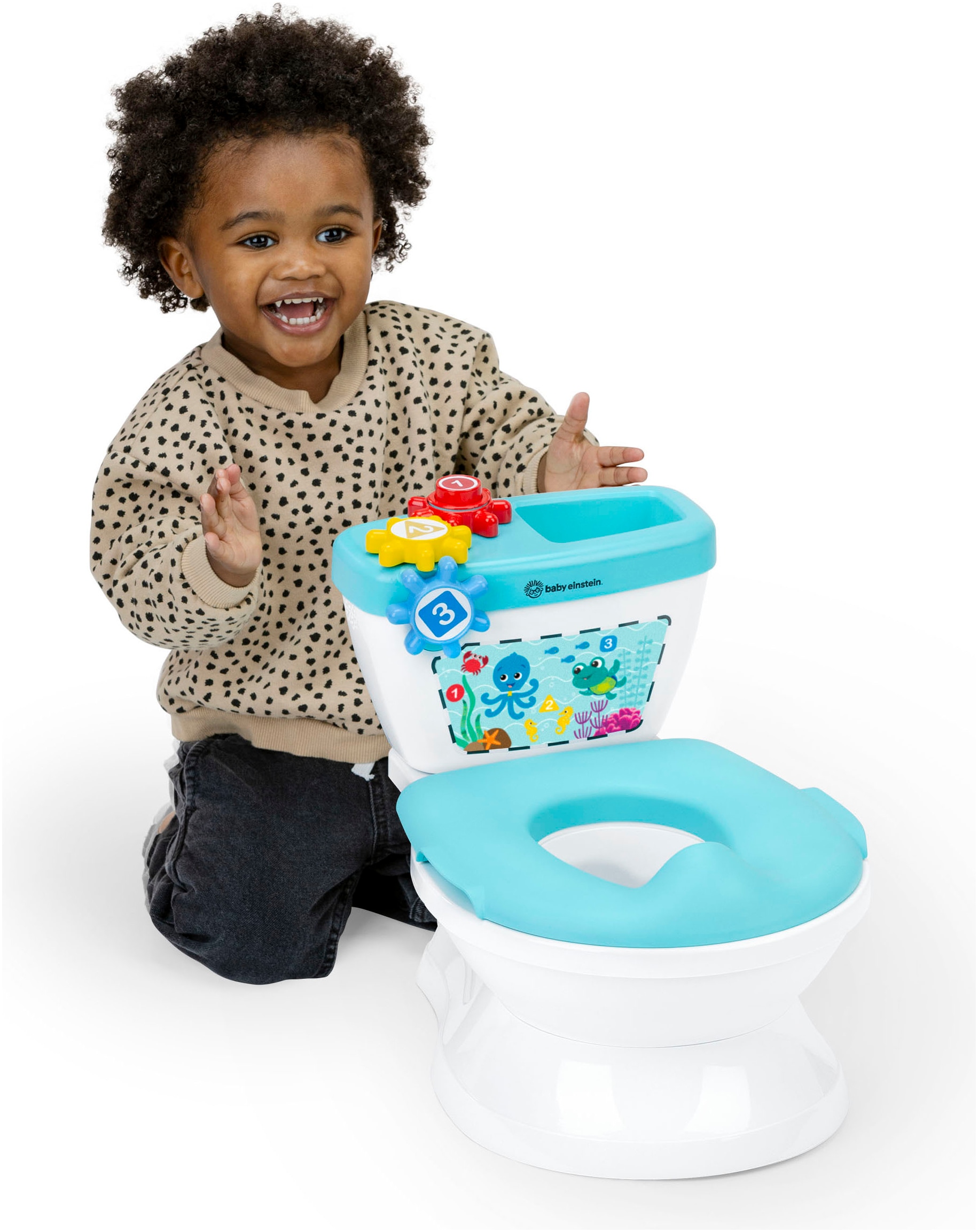 Baby Einstein Entraîneur de toilettes »Geared for Success™ 2-in-1 Potty Training System« mit Sound