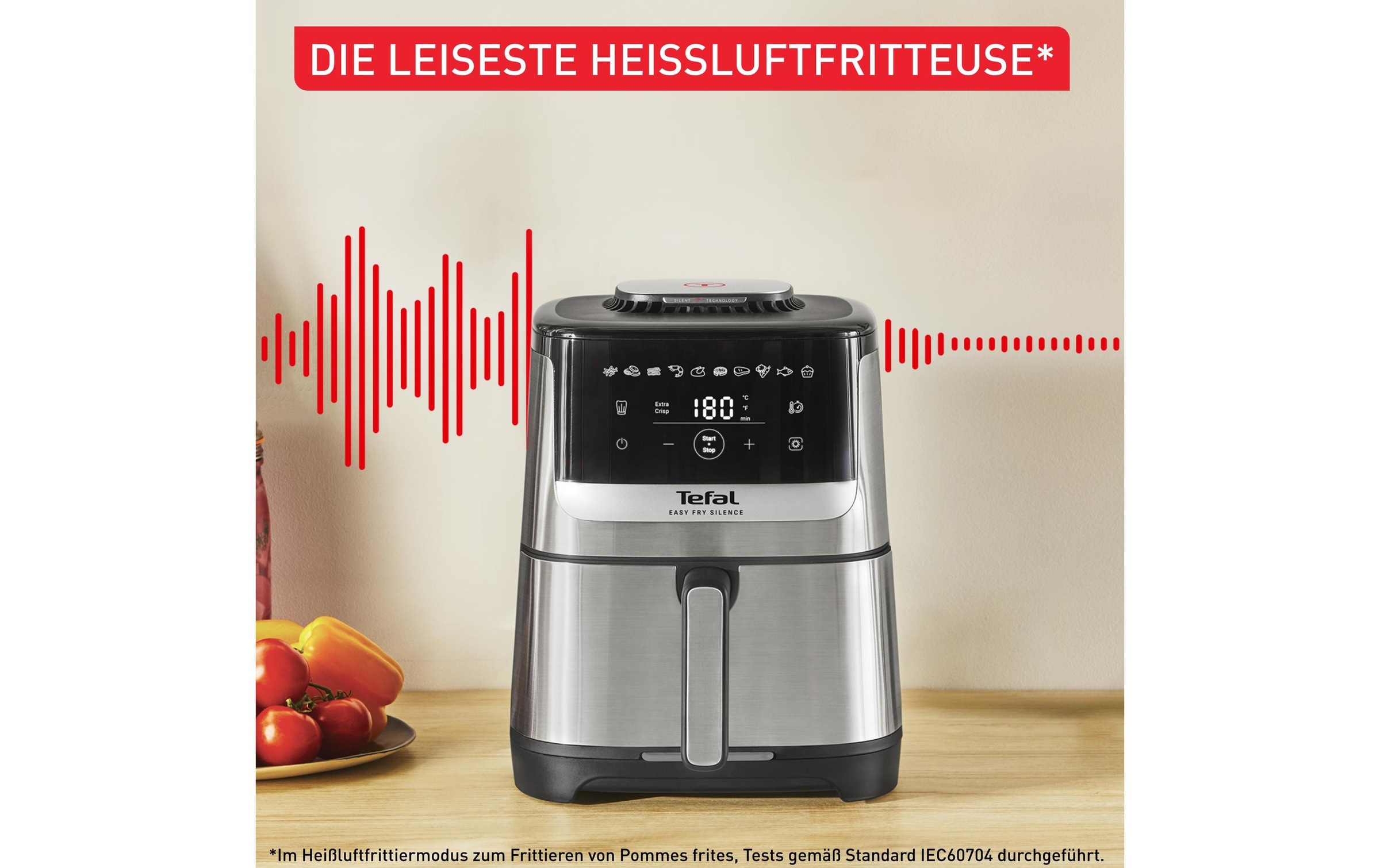 Tefal Heissluftfritteuse »Easy Fry Silence 5 l« 1670 W