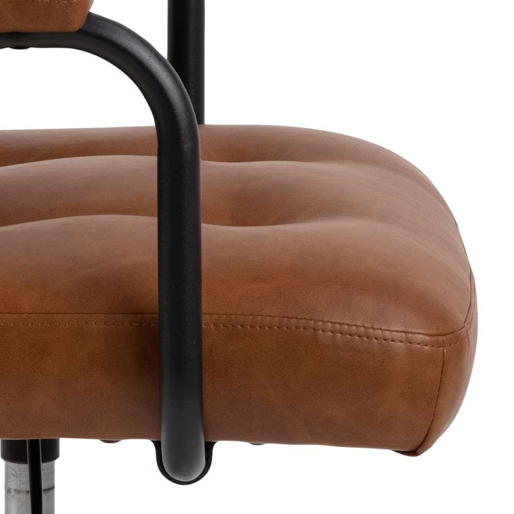 ACTONA GROUP Schreibtischstuhl »Cosmo Drehstuhl« () Kunstleder, 5-Sterne-Fusskreuz, Drehfunkt., Sitzhöhe: 47-57cm