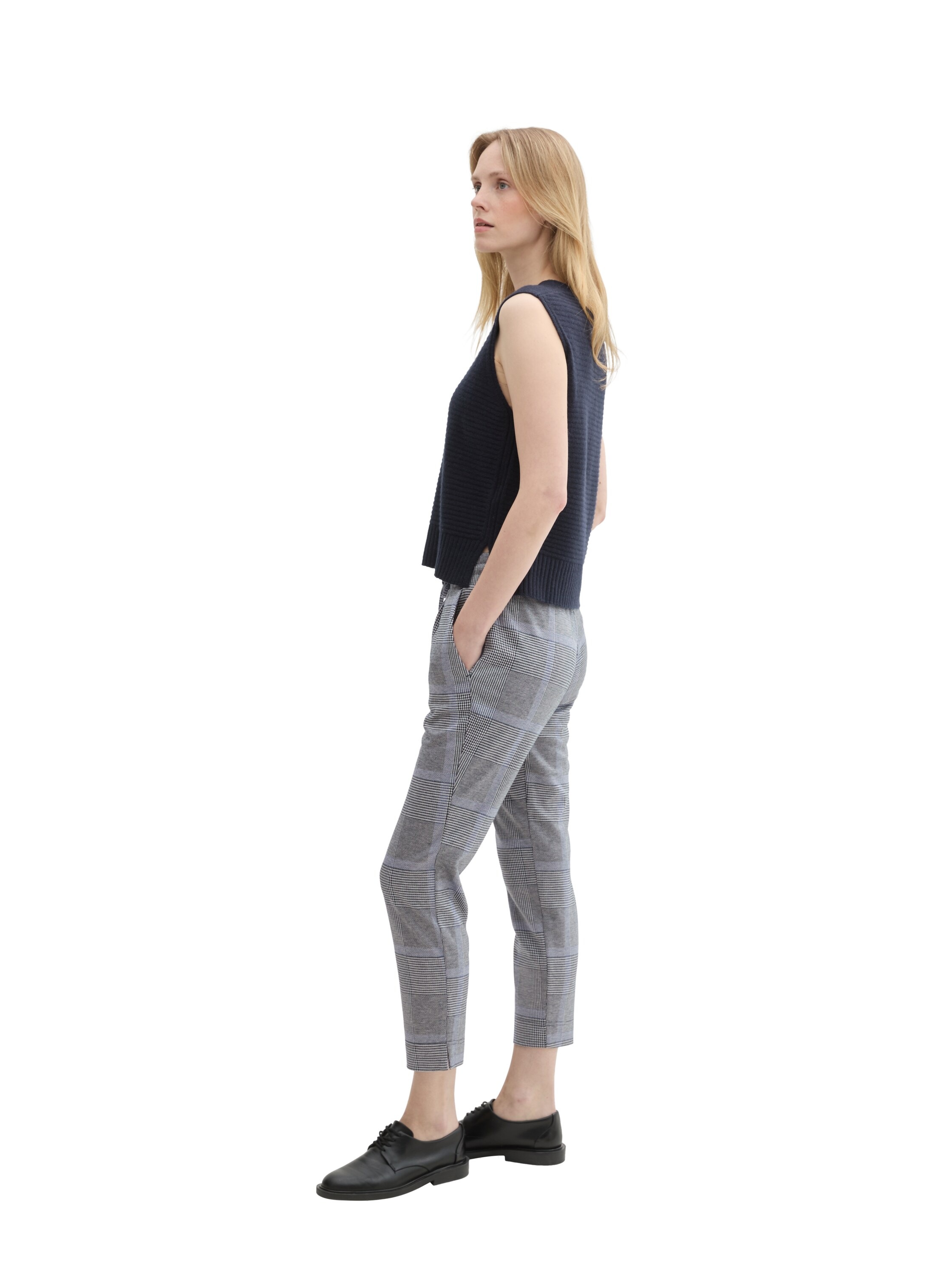 TOM TAILOR Jogger Pants, mit Karomuster