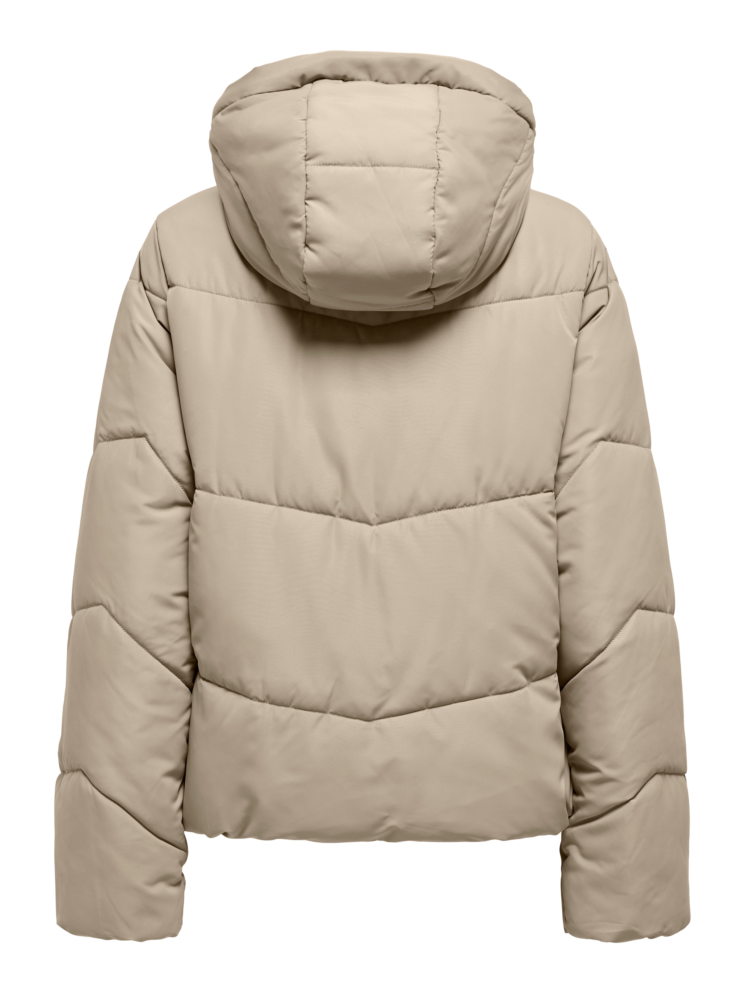 ONLY Veste matelassée »ONLMAGGI LIFE SHORT PUFFER CC OTW« avec capuche fibre synthétique,