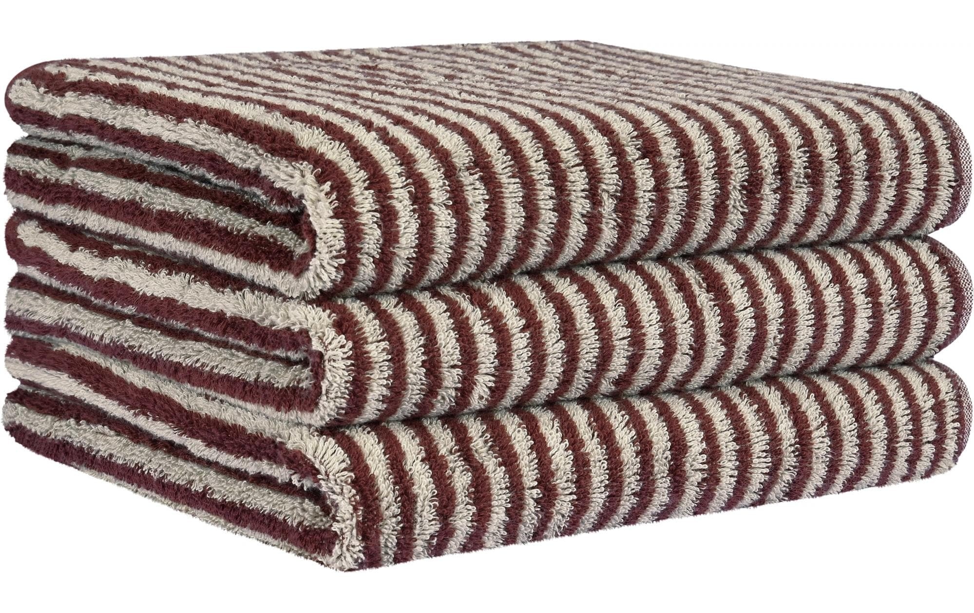 Cawö Duschtuch »Two-Tone Stripe 80 x 150 cm« Hochwertiges Badezimmertuch