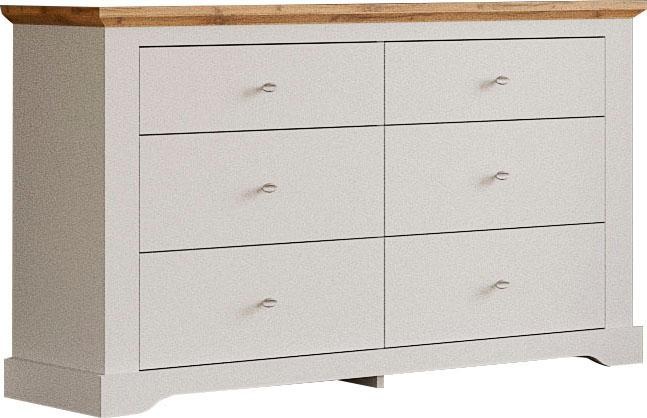 Image of Home affaire Schubkastenkommode »Teverton«, mit 6 Schubladen bei Ackermann Versand Schweiz