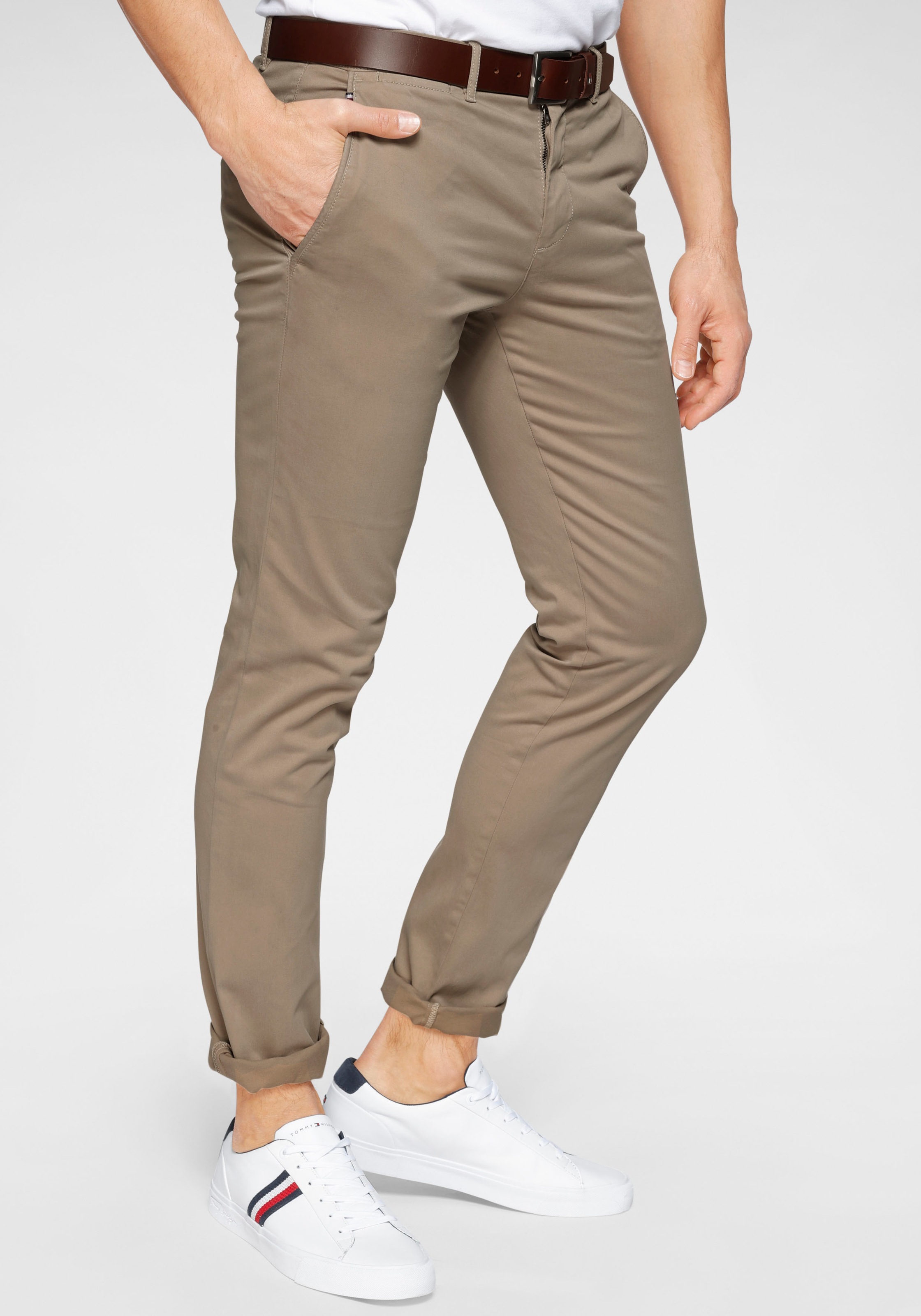 Image of Tommy Hilfiger Chinohose »DENTON TH FLEX SATIN CHINO GMD« bei Ackermann Versand Schweiz