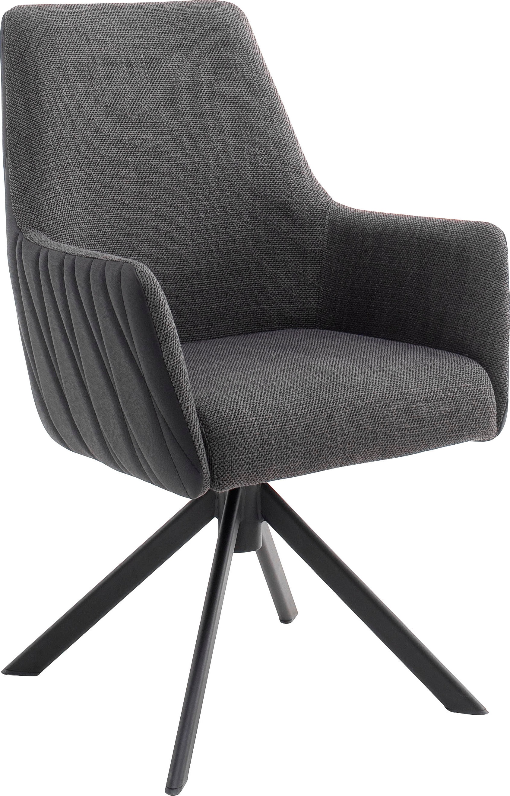 MCA furniture 4-Fussstuhl »Reynosa«, (Set), 2 St., Esszimmerstuhl 360°drehbar mit Nivellierung, Belastbar bis 120 kg