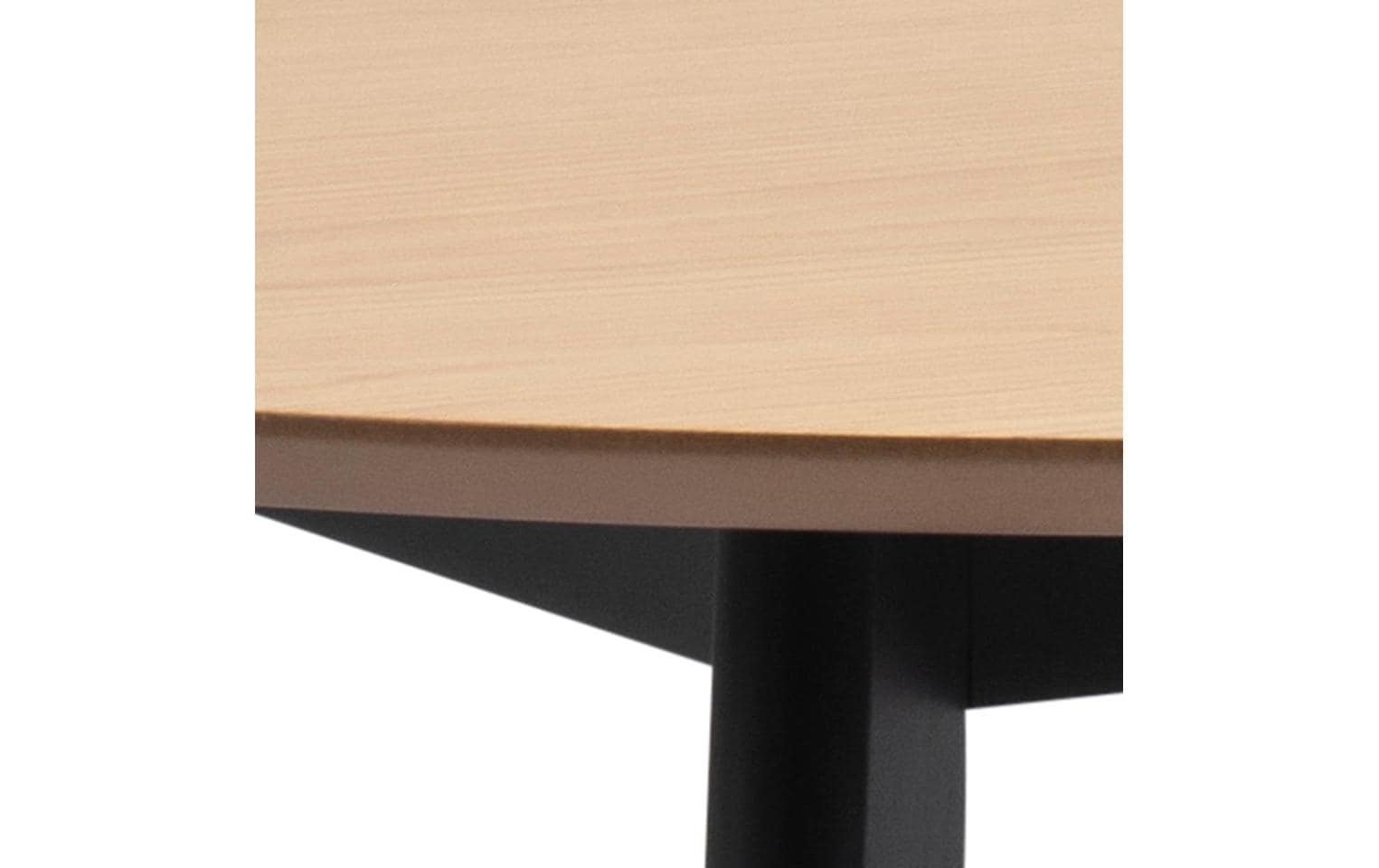 AC Design Beistelltisch »Roxby Ø 105 x 76 cm Nature/Schwarz«