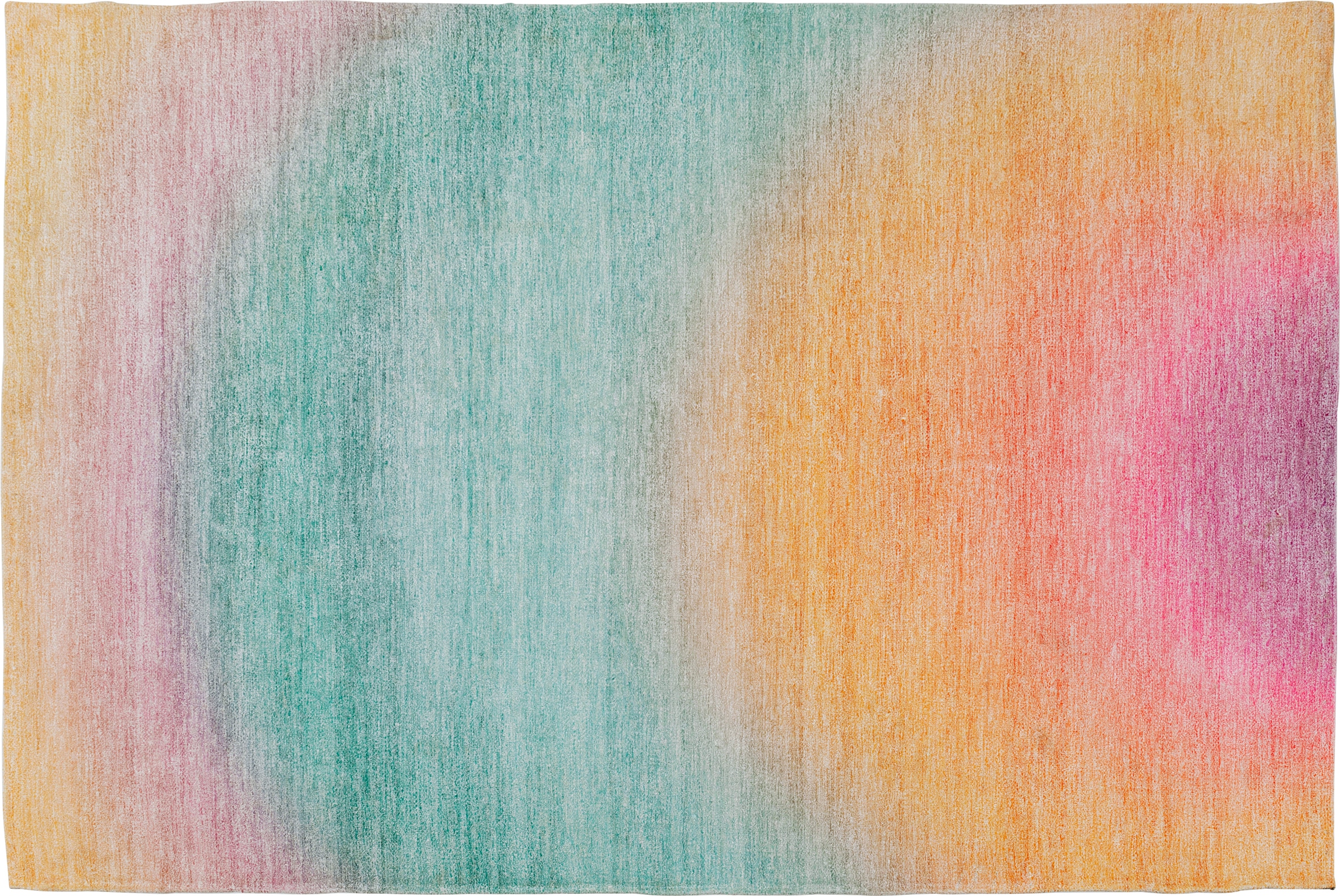 Image of Kare Design Teppich "Rainbow Pastell 170x240cm" rechteckig 1 mm Höhe