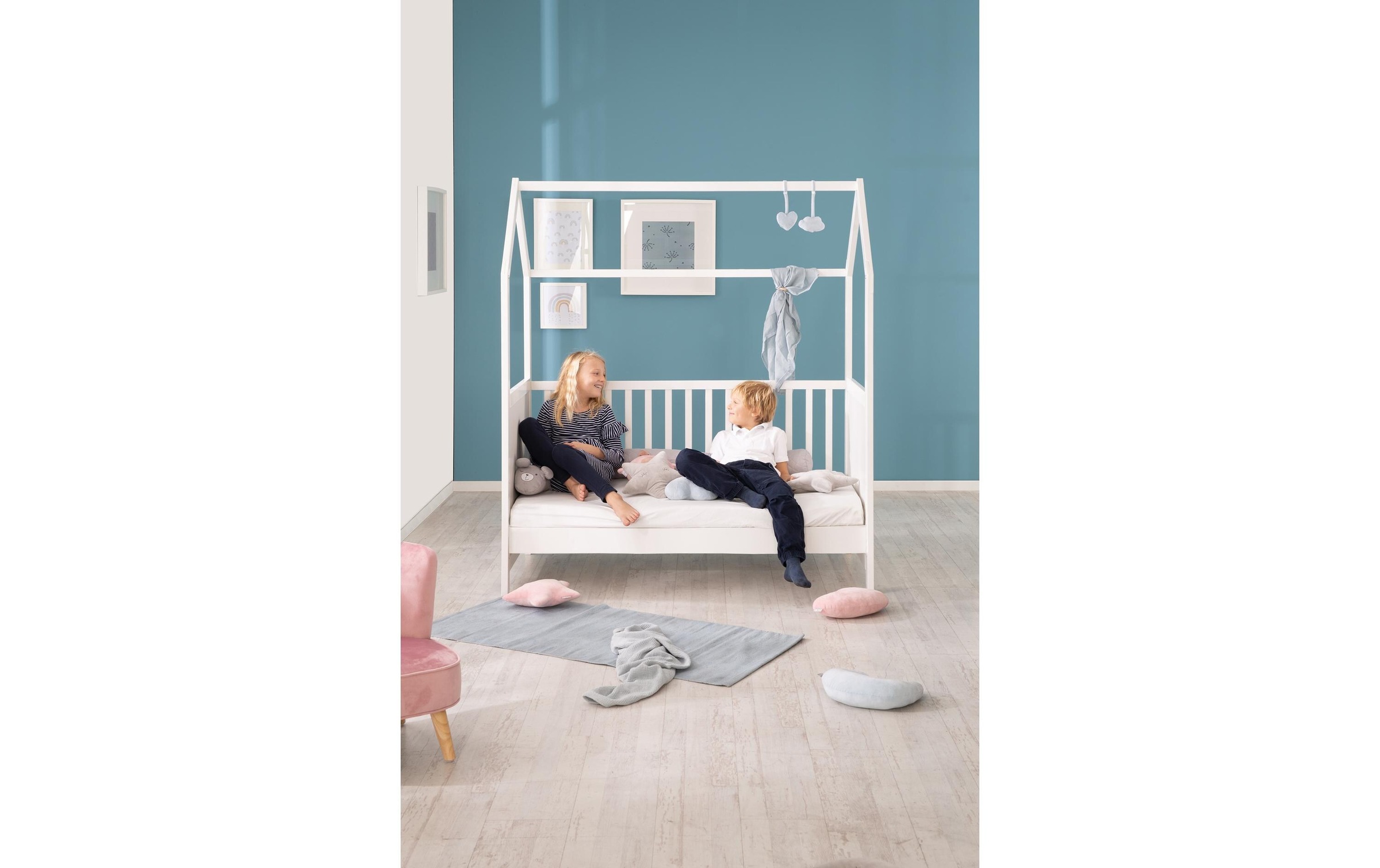 roba® Babybett »Hausbett 70x140 cm«