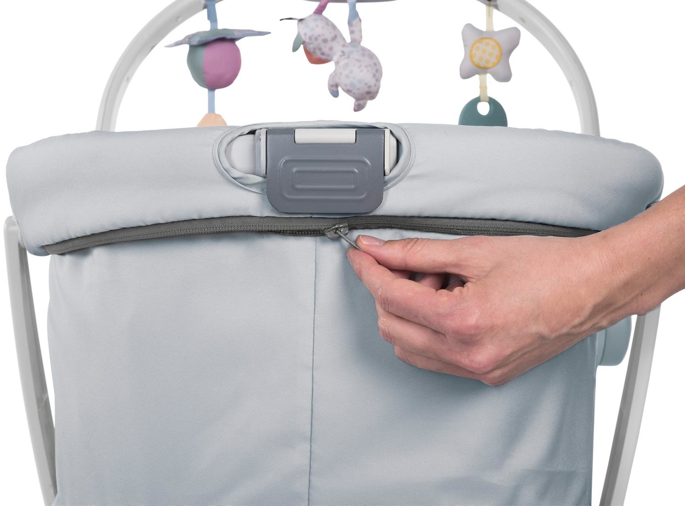 Chicco Kombihochstuhl »Baby Hug 4 in 1, Grey«, Stubenwagen, Liegesessel, Hochstuhl und erster Stuhl in Einem!