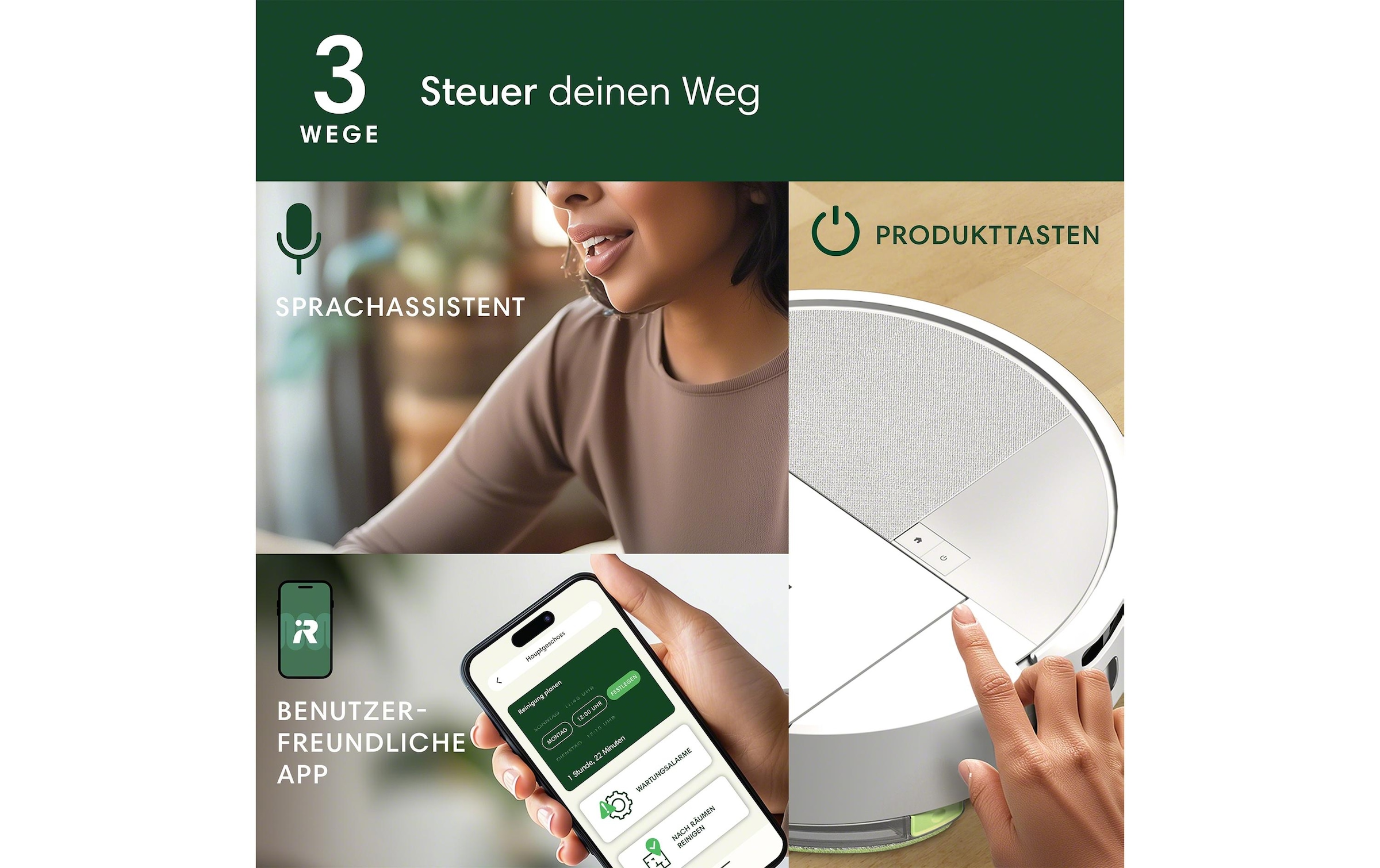 iRobot Nass-Trocken-Saugroboter »Roomba 205 DustCompactor Combo«
