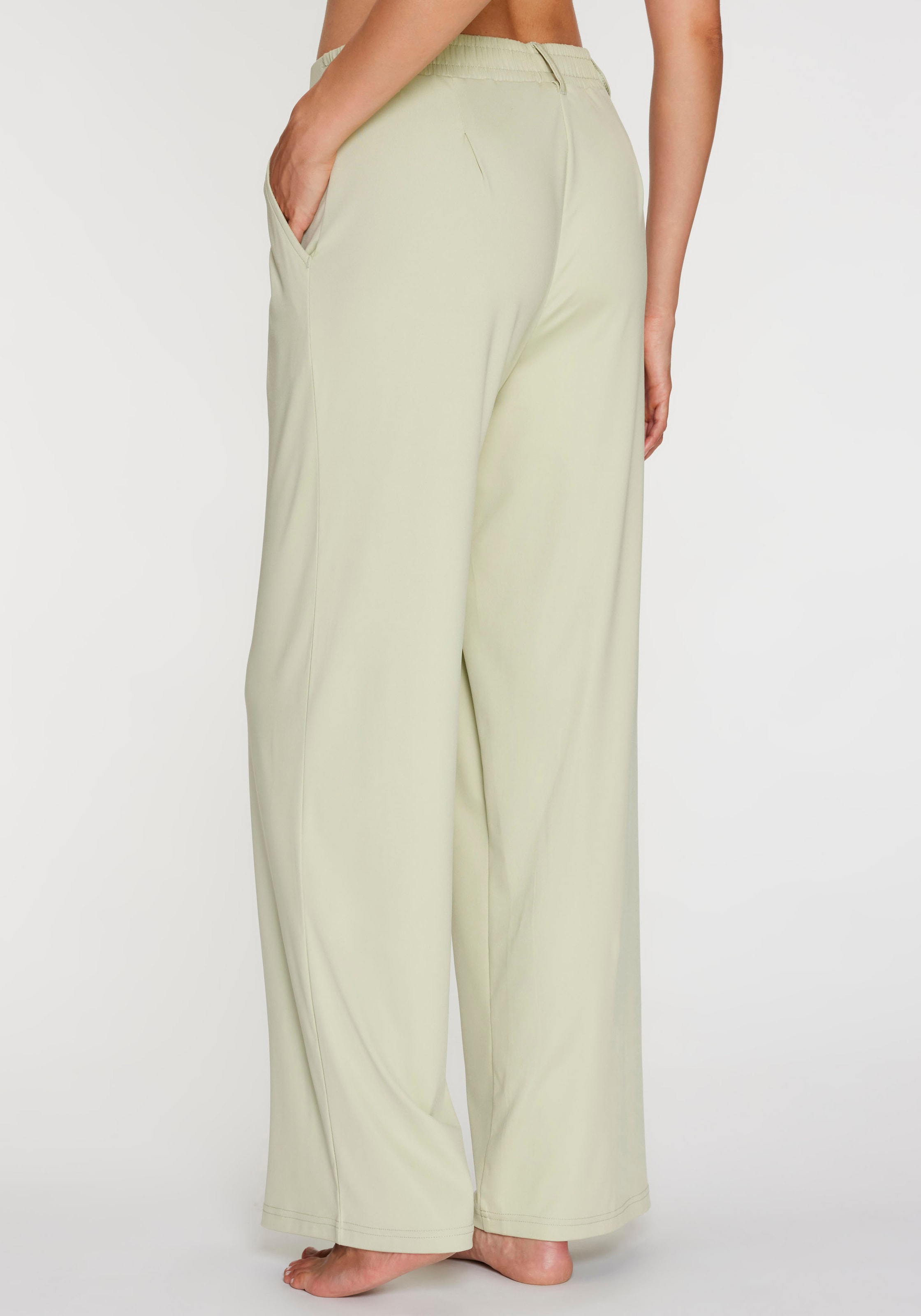 H.I.S Palazzohose  mit weitem Bein und kleinen Falten am Bündchen, Loungewear