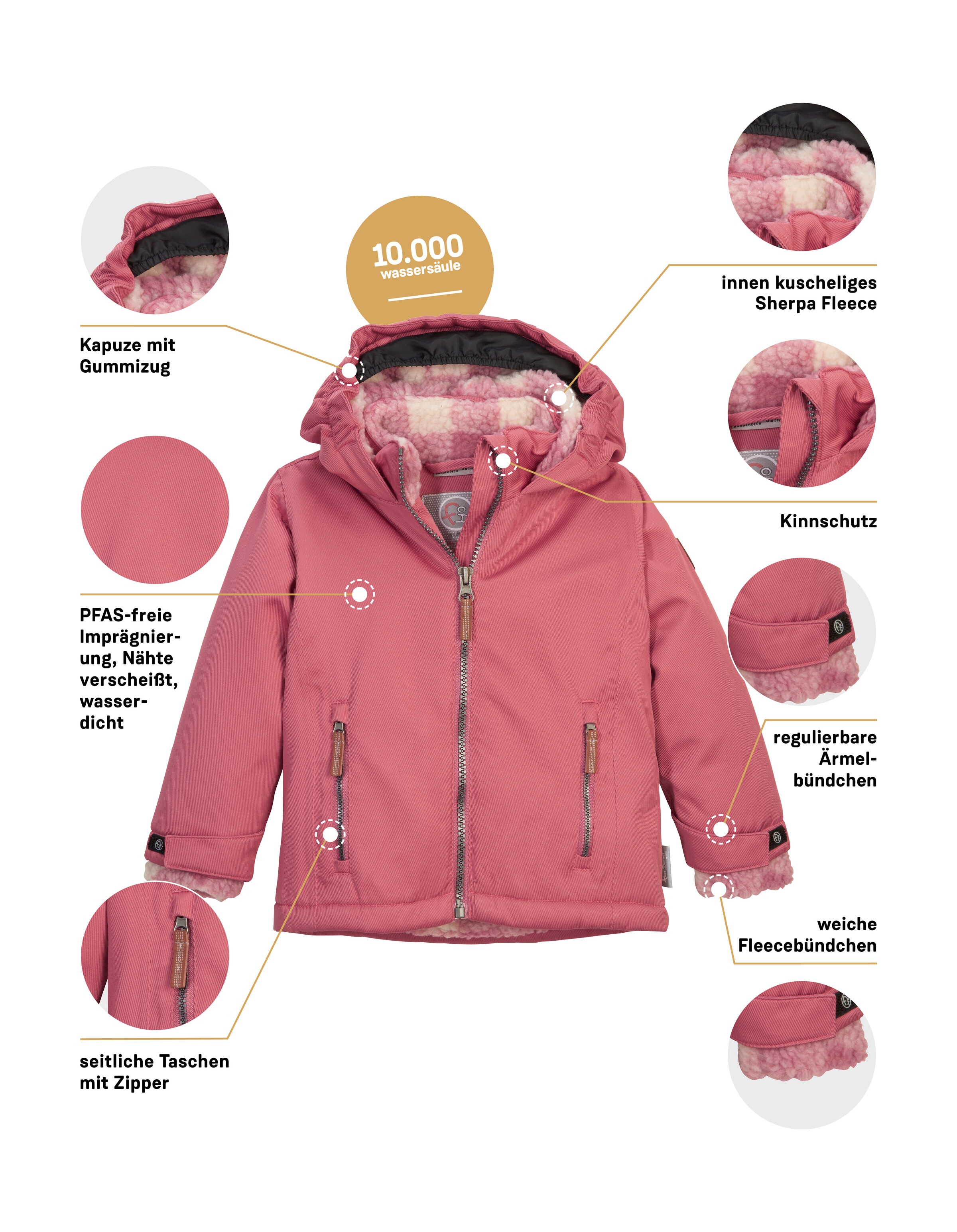 first instinct by killtec Veste fonctionnelle »FIOW 56 MNS JCKT« veste fonctionnelle douce, doublée, imperméable et coupe-vent