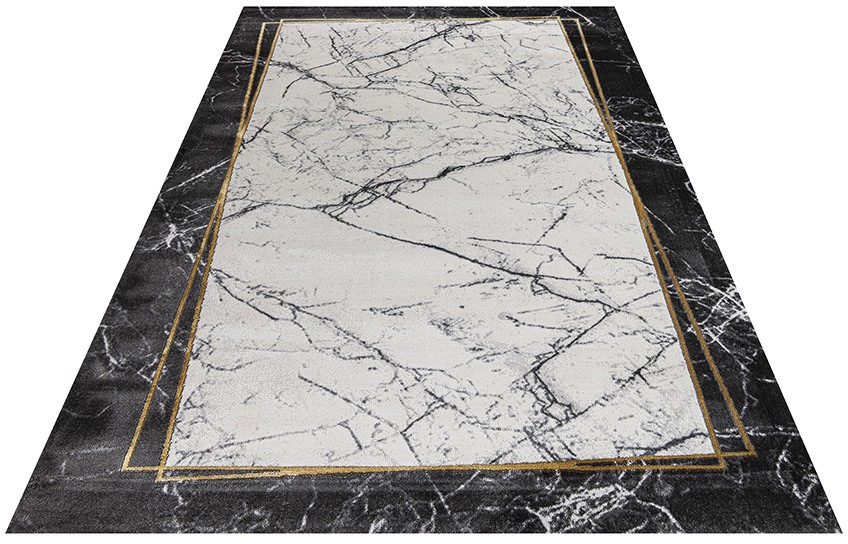 Image of Festival Teppich »Opal 710«, rechteckig, 12 mm Höhe, Hoch-Tief-Effekt, Marmor Optik, Kurzflor bei Ackermann Versand Schweiz
