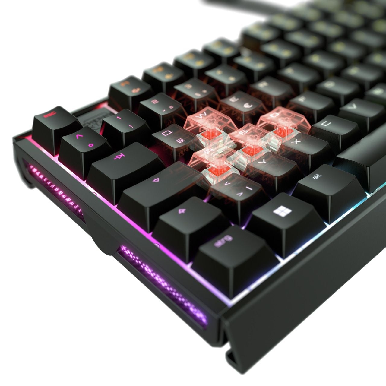 Cherry Xtrfy Clavier de jeu »MX 3.1 RGB BLACK / DE« () Konfigurierbare Beleuchtung