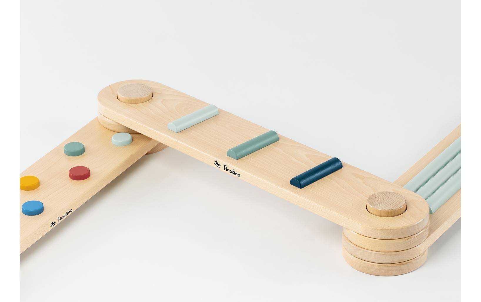 Lernspielzeug »Pinolino Balance Parcours «Kari» 9-teilig«, Holzart: Buche