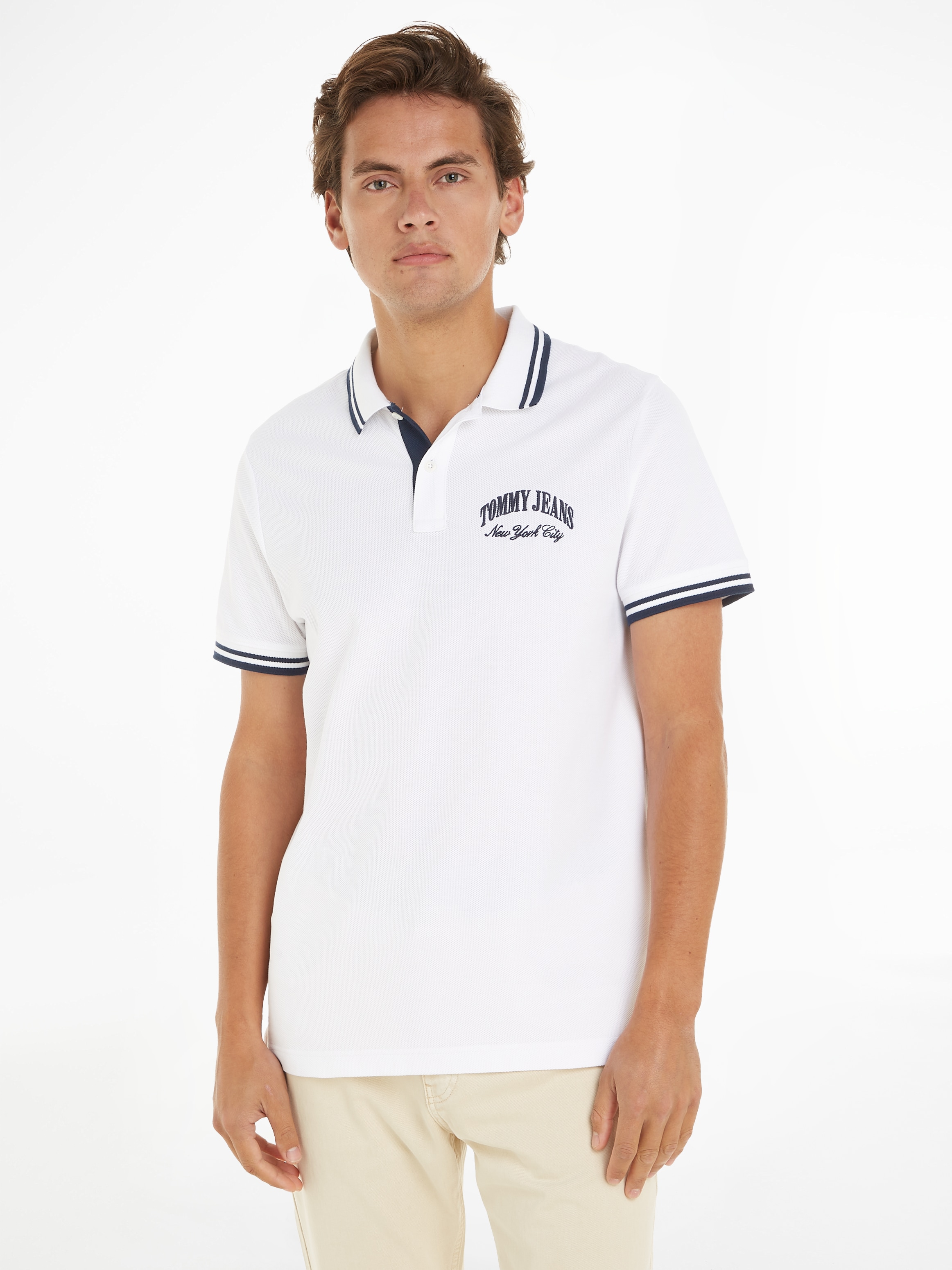 Poloshirt »TJM REG TIPPING POLO«, mit kontrastfarbenen Details