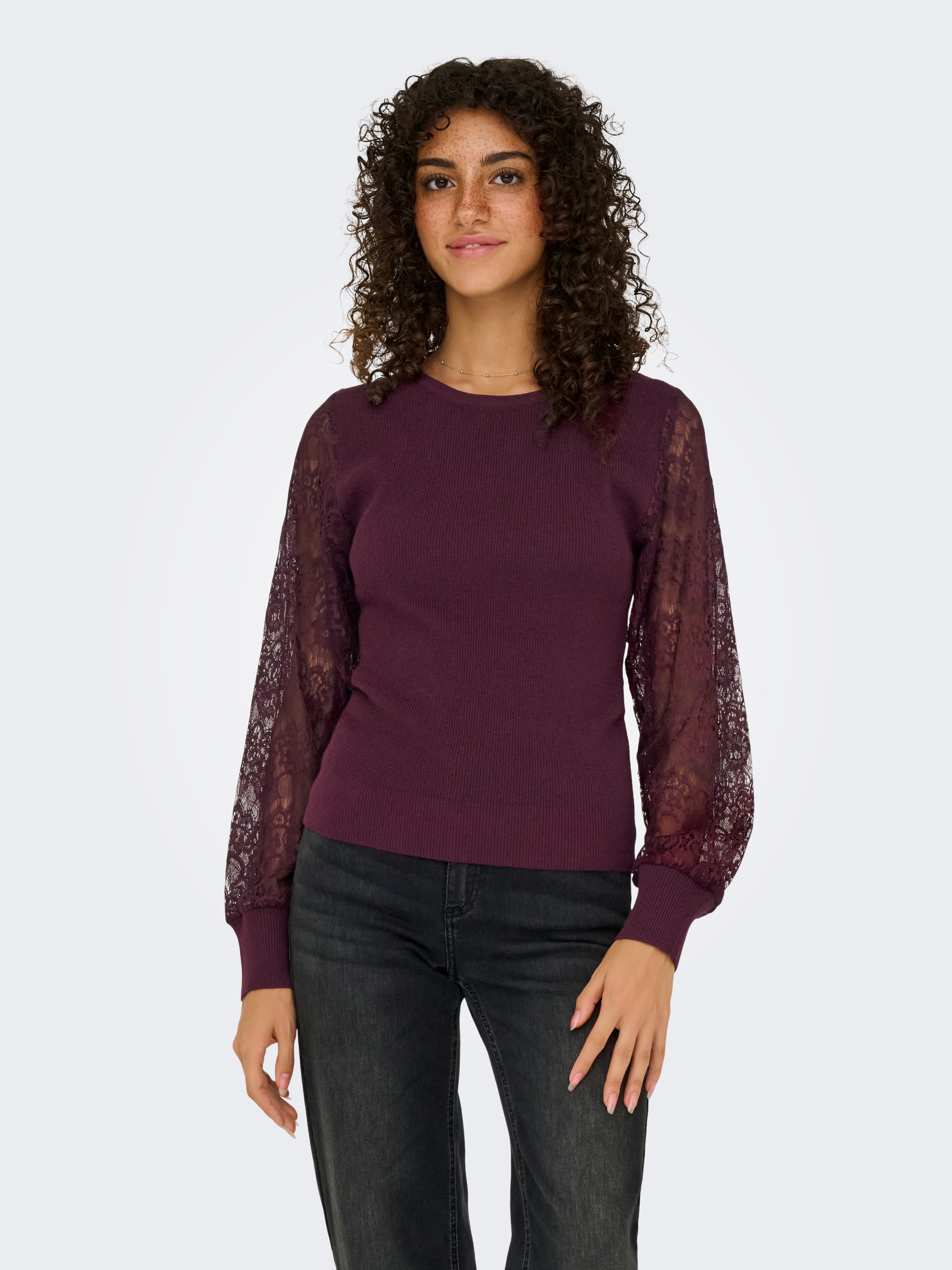 ONLY Pull à col rond »ONLPERRY LIFE LS MIX O-NECK KNT«