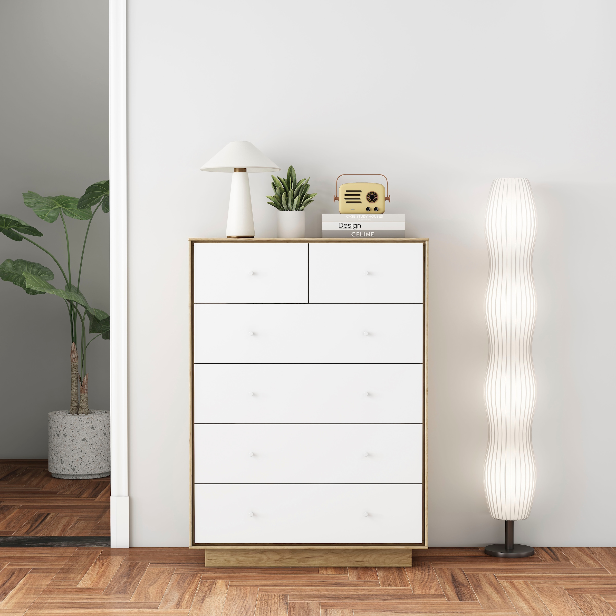 GOODproduct Kommode »Blaire« kratzfeste Melaminoberfläche, ABS-Kanten und FSC-zertifiziertem Holz