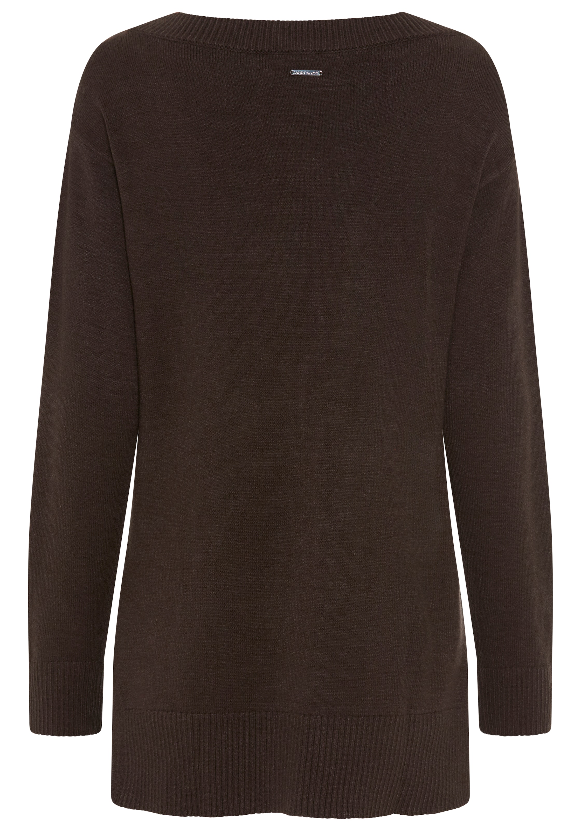 Laura Scott Pull en tricot »mit femininem V-Ausschnitt« en mélange de viscose doux