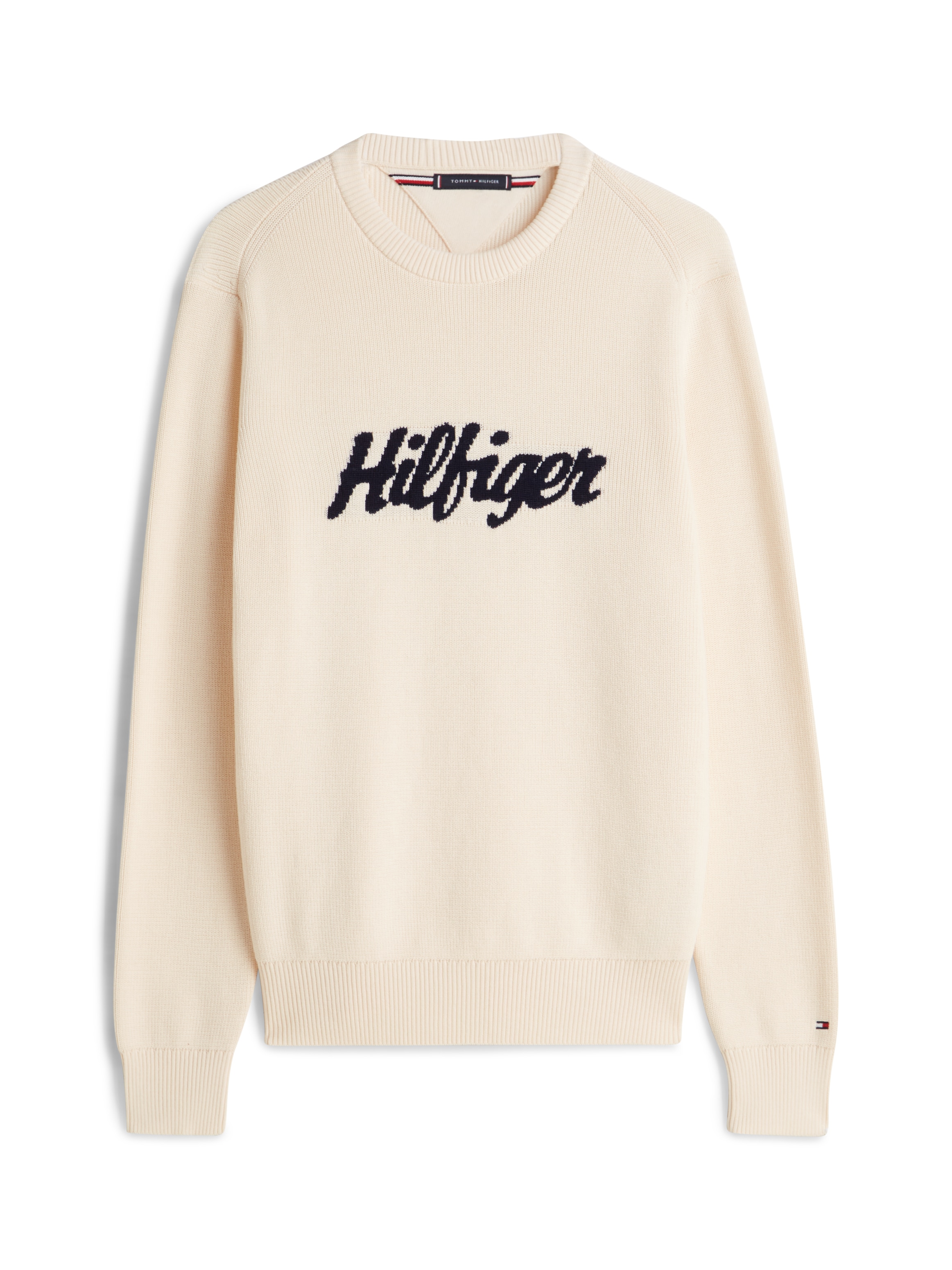 Tommy Hilfiger Pull à col rond »SEASONAL GRAPHIC COTTON«