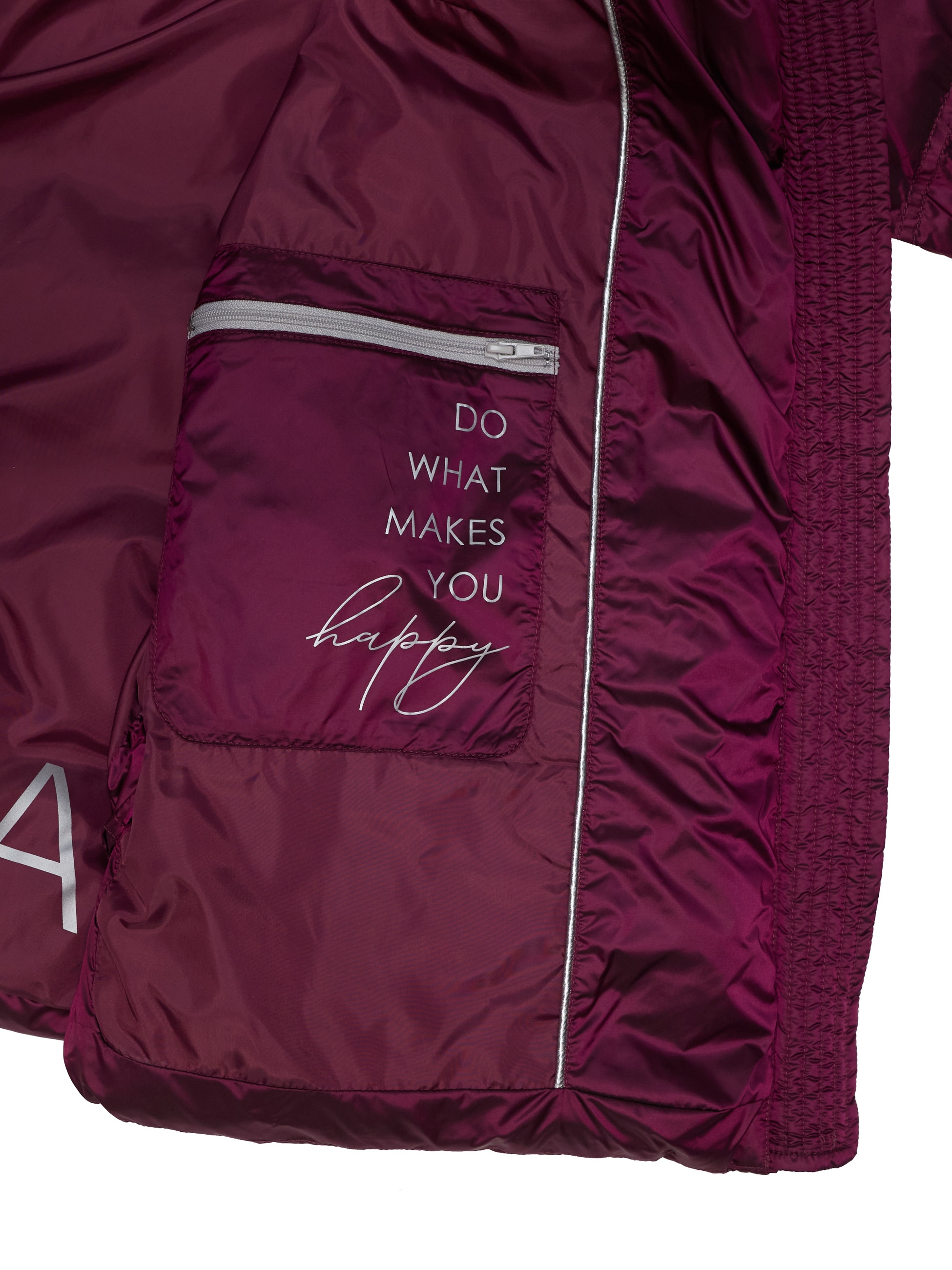 MANISA Steppjacke, mit Kapuze, mit Stehkragen, Kapuze und elastischem Ärmelsaum