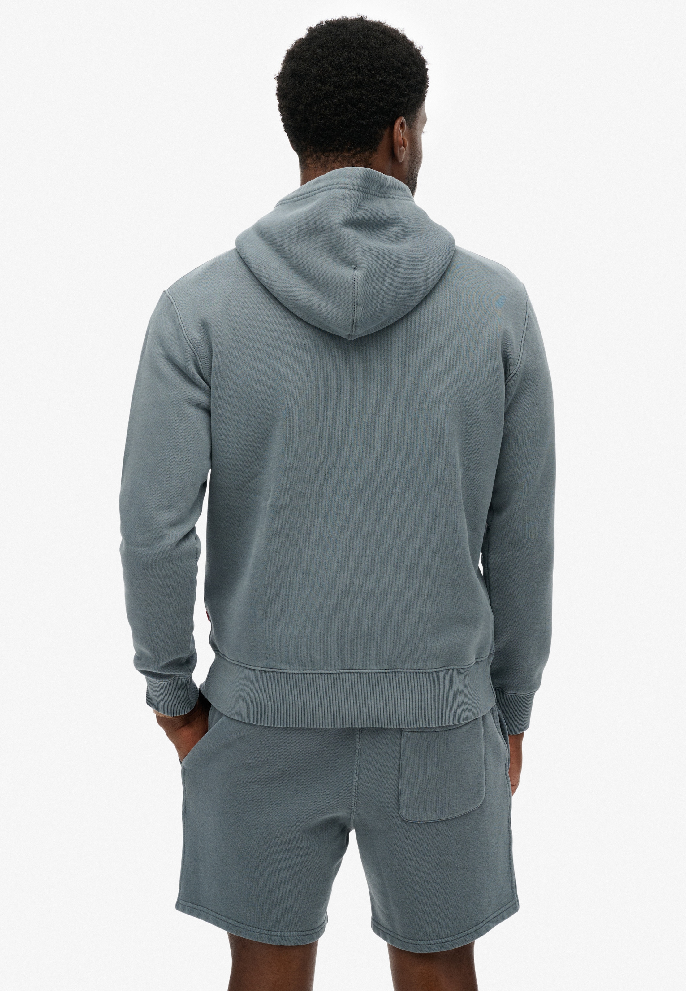 Superdry Sweat à capuche »MICRO LOGO HOOD«, mit Micro-Marken-Logo
