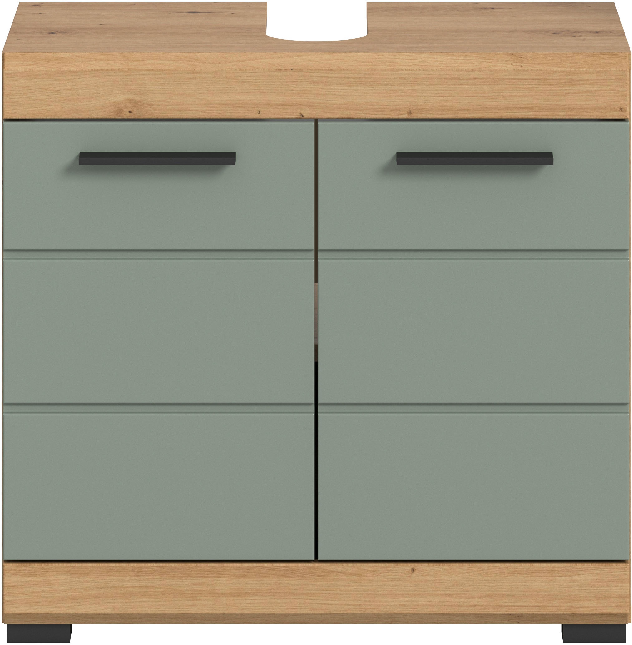 INOSIGN Waschbeckenunterschrank »Siena, Breite 60cm, 2 Tür, 2 Fächer, mit Siphonausschnitt, MDF-Front«, (1 St.), in verschiedenen Farben erhältlich, Badmöbel, Badschrank, Kommode, Bad