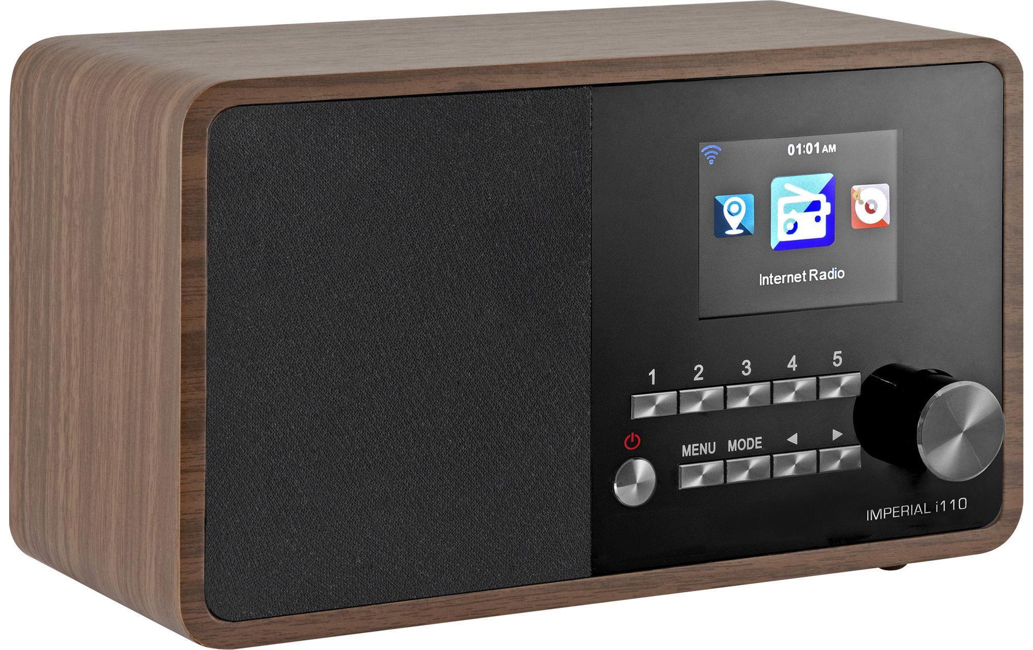 IMPERIAL Internet-Radio »i110 Braun«, (WLAN Internetradio)