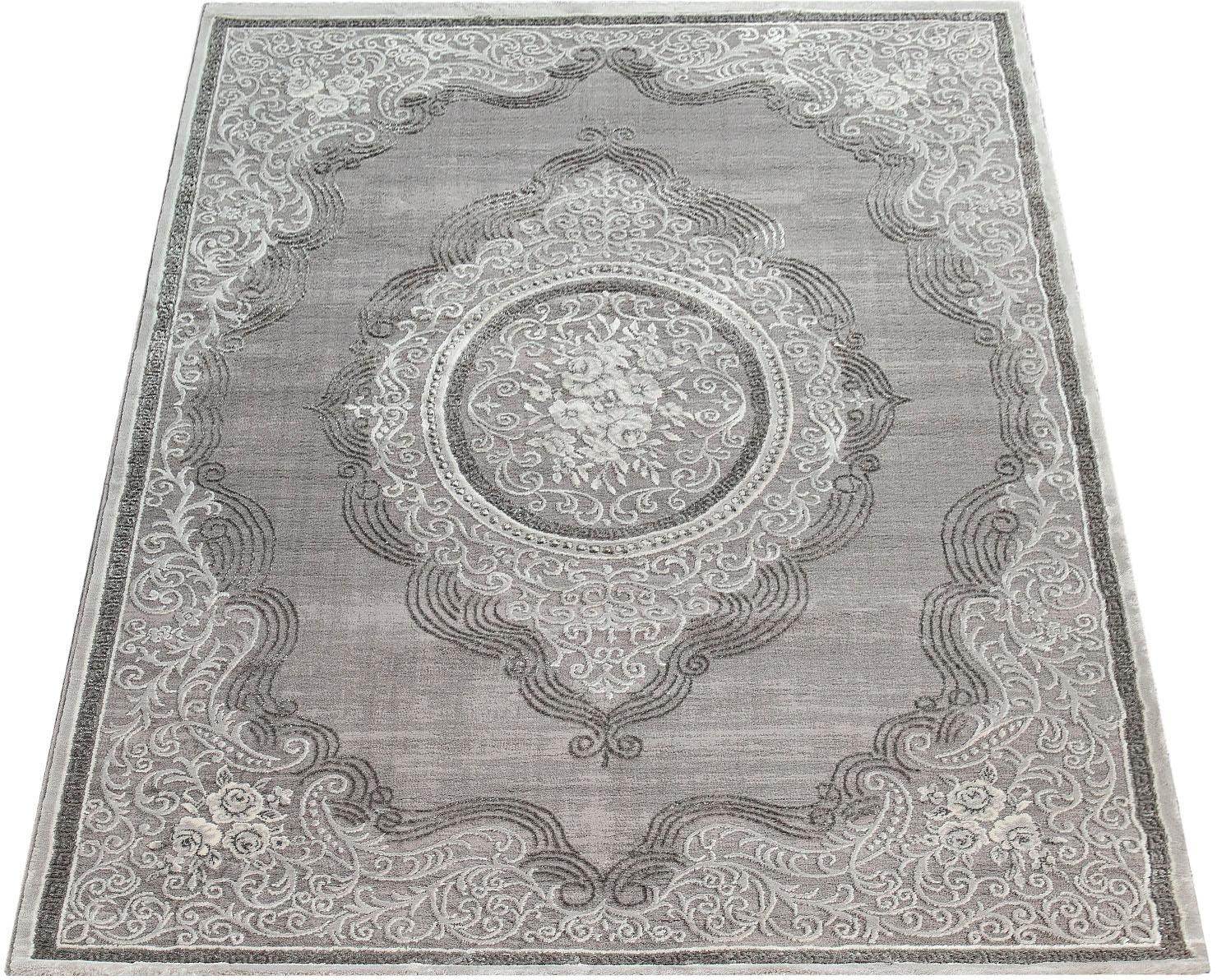 Image of Paco Home Teppich »Elizabeth 058«, rechteckig, 16 mm Höhe, Orient-Optik, Vintage mit Blumen und Ornamenten, Wohnzimmer bei Ackermann Versand Schweiz