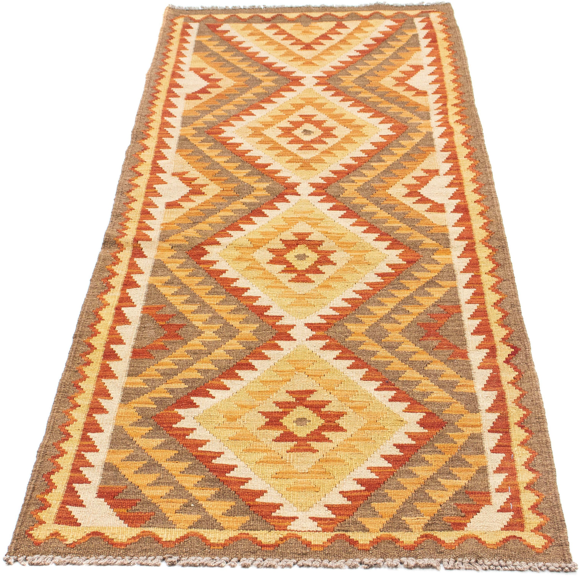 Image of morgenland Läufer »Kelim Medaillon Marrone chiaro 192 x 69 cm«, rechteckig, 0,4 mm Höhe, OrientOptik bei Ackermann Versand Schweiz