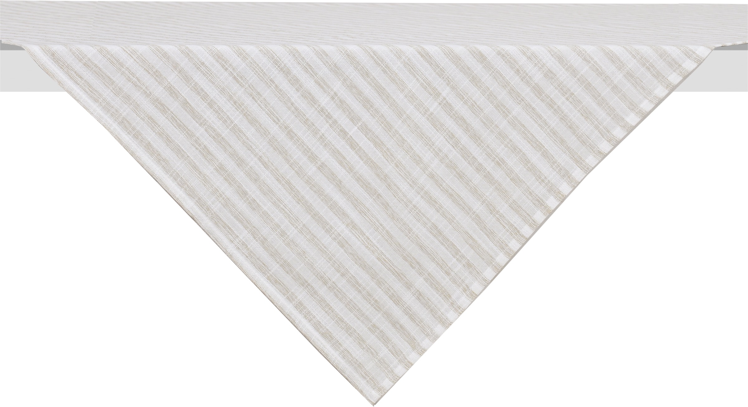 OTTO home Tischdecke "Marric" halbtransparente Tischdecke, Leinenoptik mit Streifen