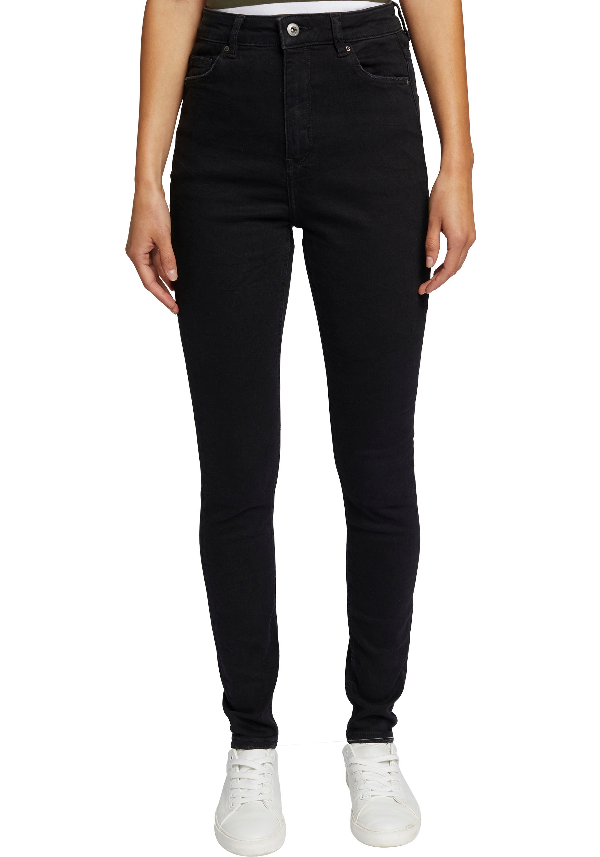 Image of edc by Esprit Skinny-fit-Jeans, 5-Pocket mit High Waist bei Ackermann Versand Schweiz