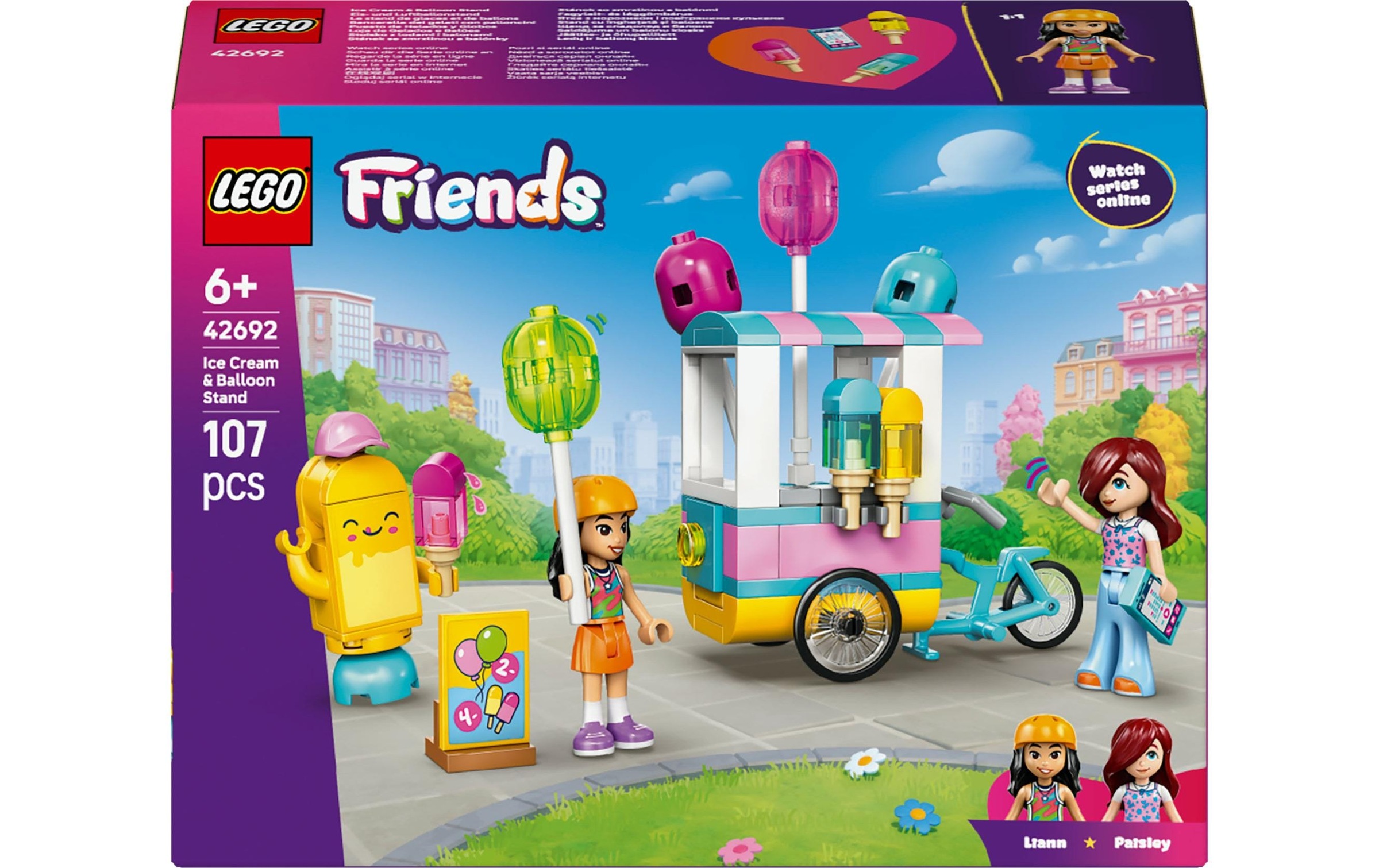 Image of Konstruktionsspielsteine "Friends Eis- und Luftballonstand 42692" Kategorie: Alltägliches