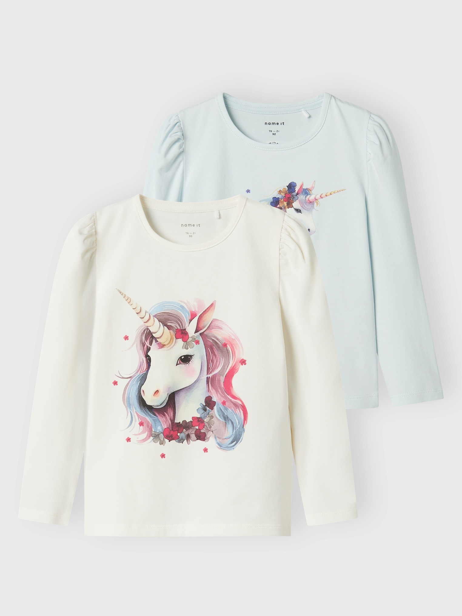 Image of Name It Langarmshirt "NMFKRULLE 2P LS TOP BOX" Packung, 2 Stk.