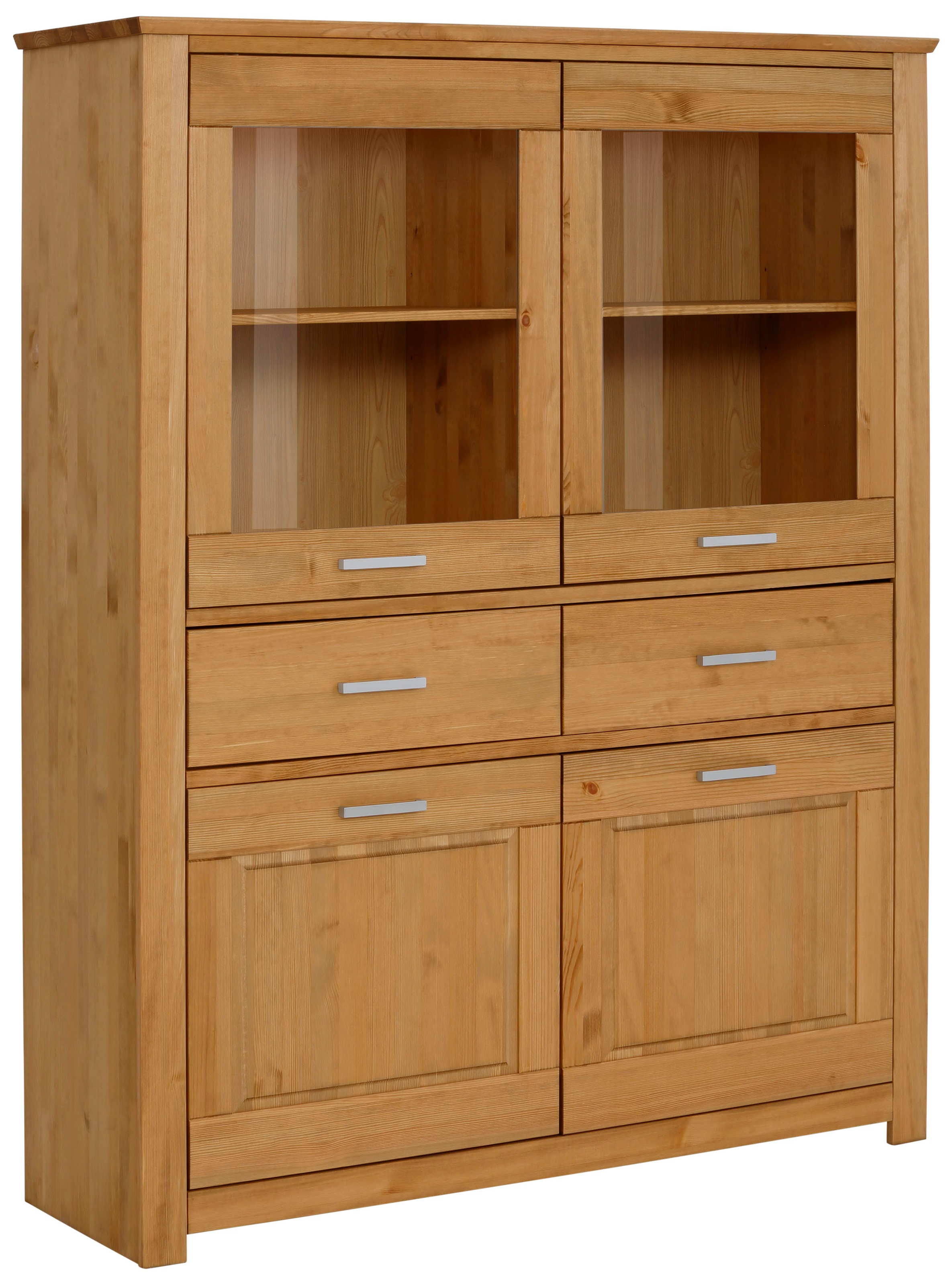 Image of Home affaire Highboard »Sarthe«, aus Kiefer massiv, Breite 141 cm bei Ackermann Versand Schweiz