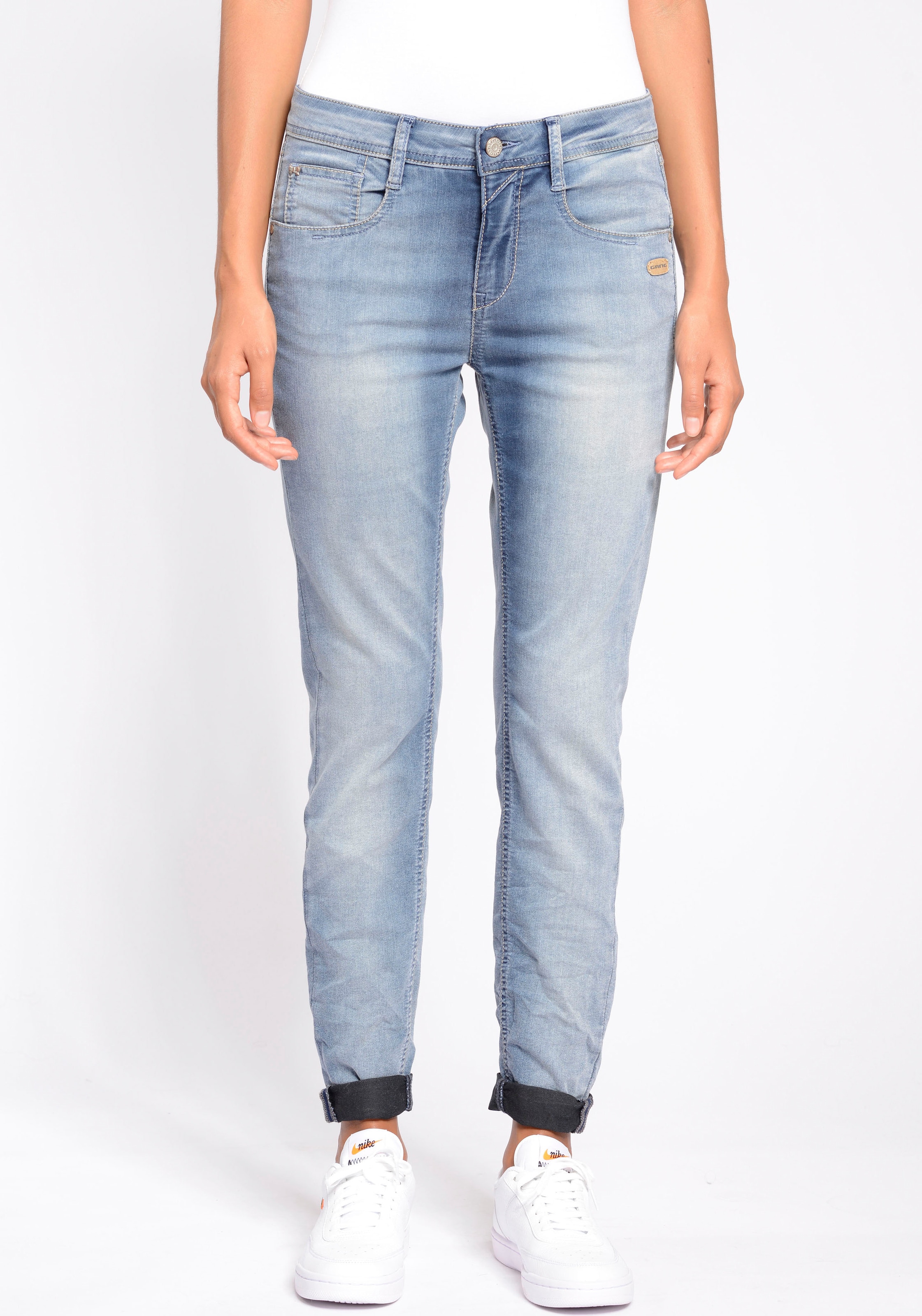 Waschung GANG ♕ Relax-fit-Jeans auf in »94Amelie«, versandkostenfrei Used cooler