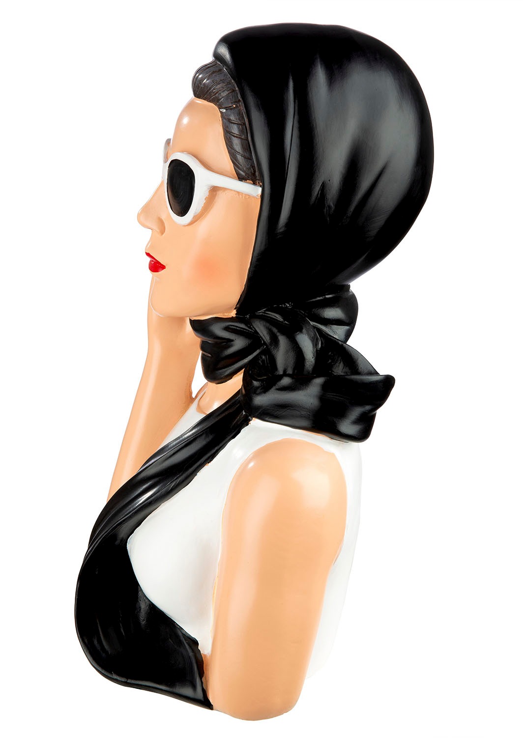GILDE Dekofigur »Figur Frau Lady Audrey schwarz; weiss H. 27,5 cm«