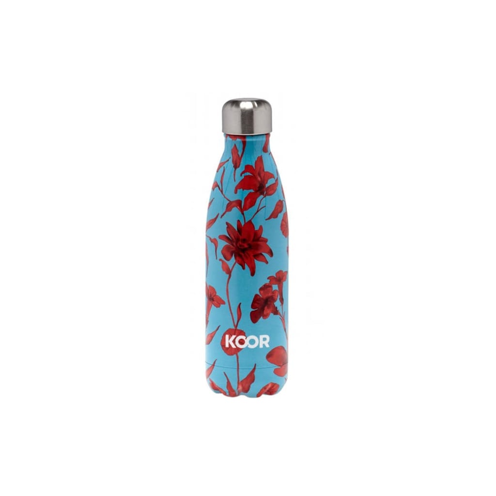 KOOR Trinkflasche »Painted Red Flowe«